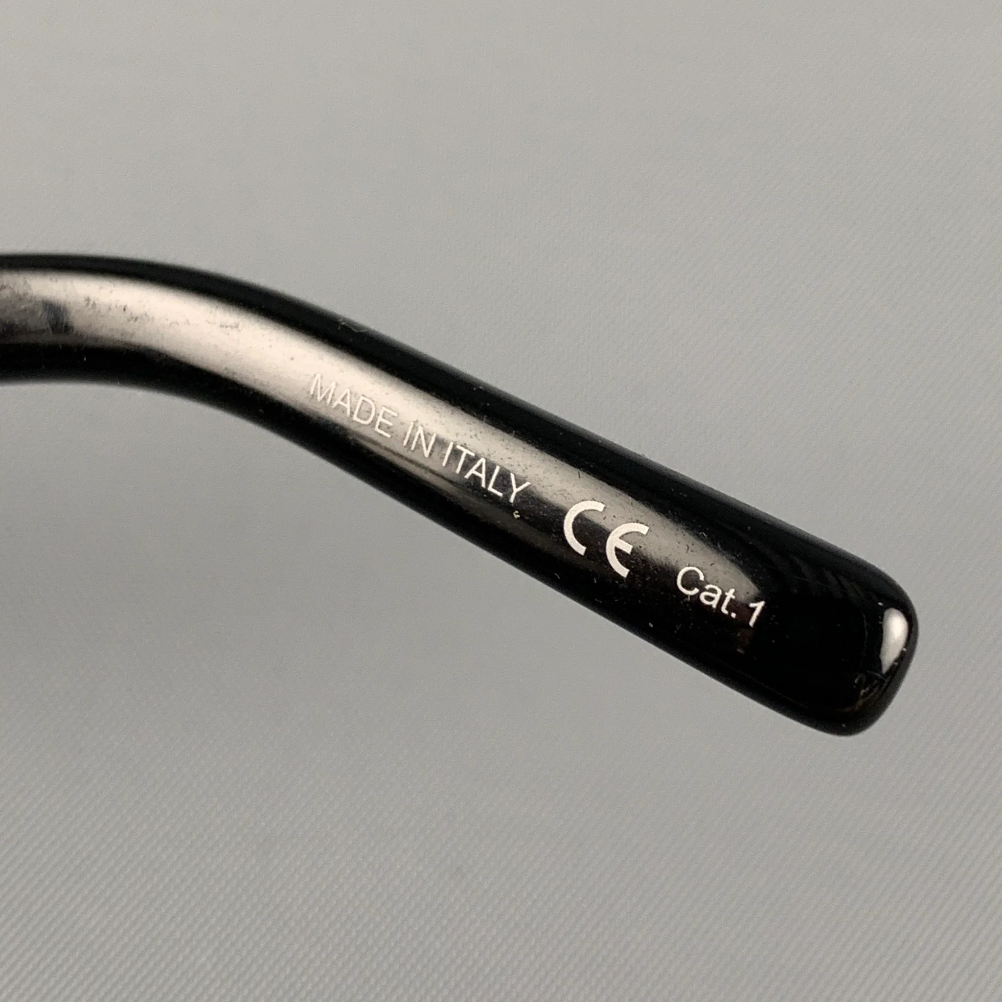 SAINT LAURENT Black Clear Acetate Sunglasses - Image 7