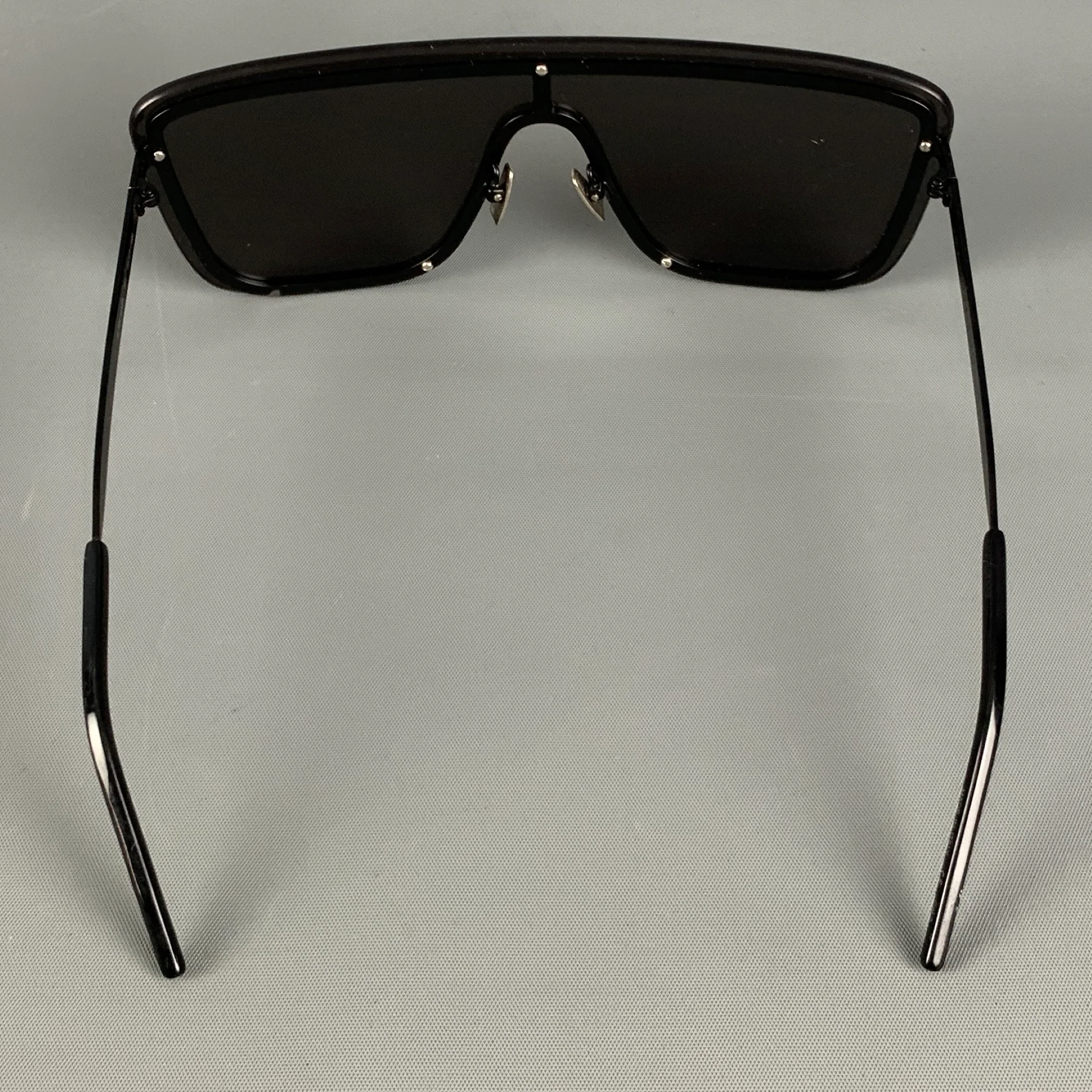 SAINT LAURENT Black Metal Sunglasses & Eyewear - Image 3