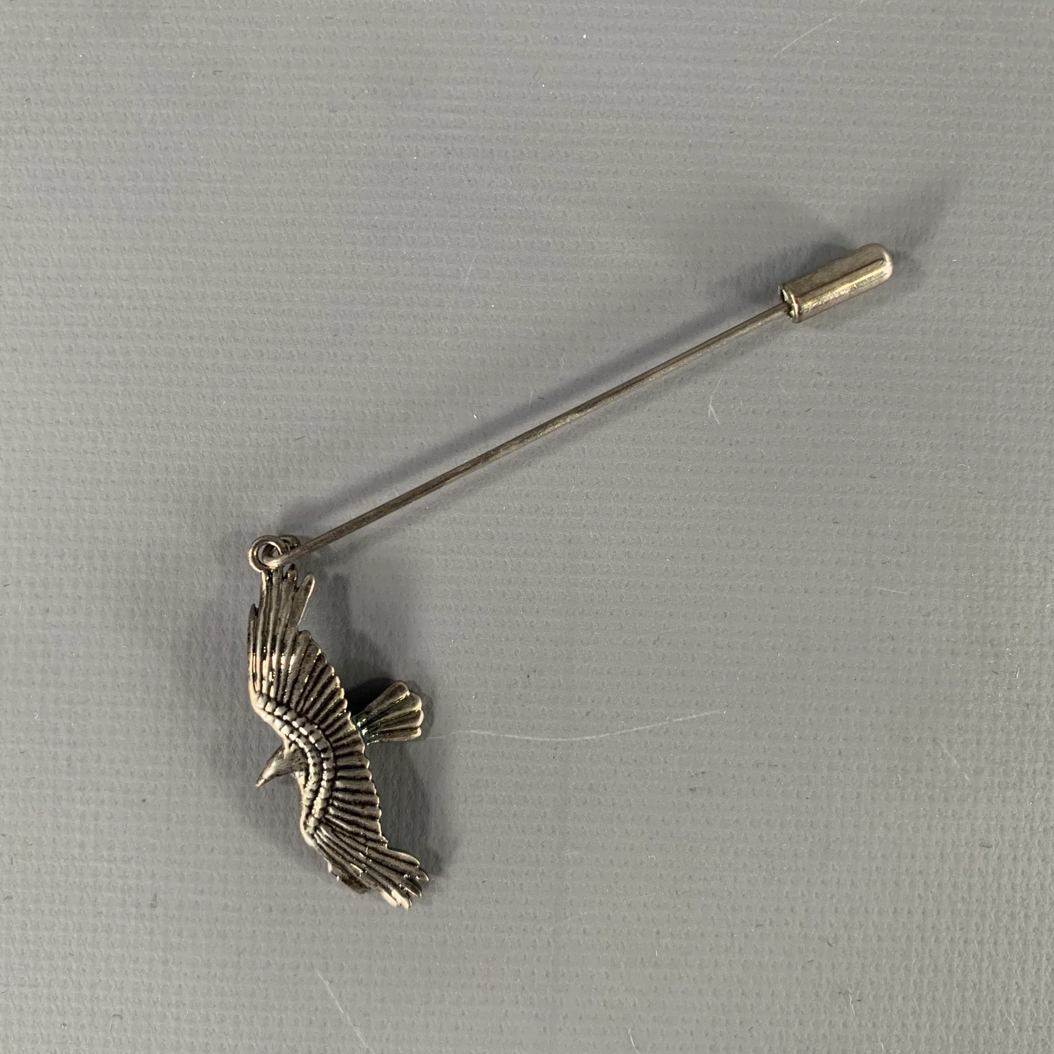 SAINT LAURENT Silver Tone Metal Brooches & Pins