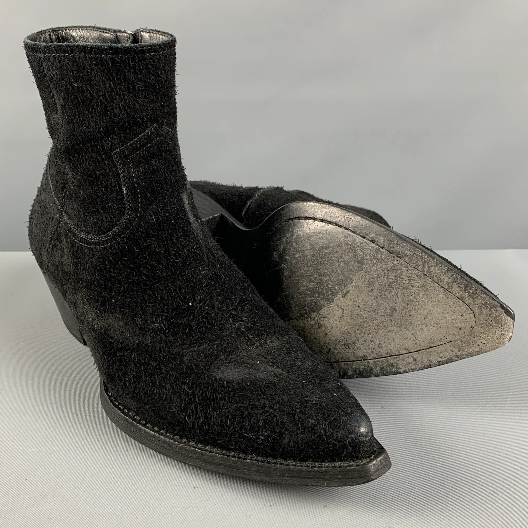SAINT LAURENT Size 10 Western Boots - Image 5