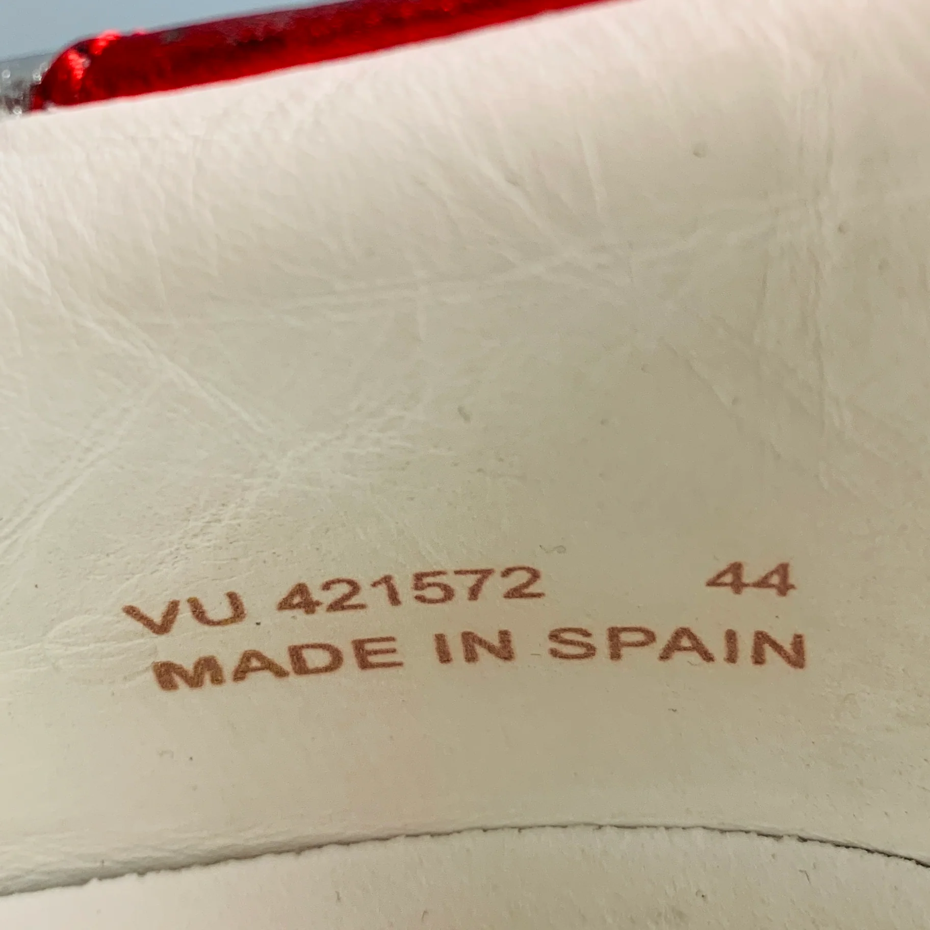 SAINT LAURENT Size 11 Silver Blue Stars Leather Low Top Sneakers - Image 8