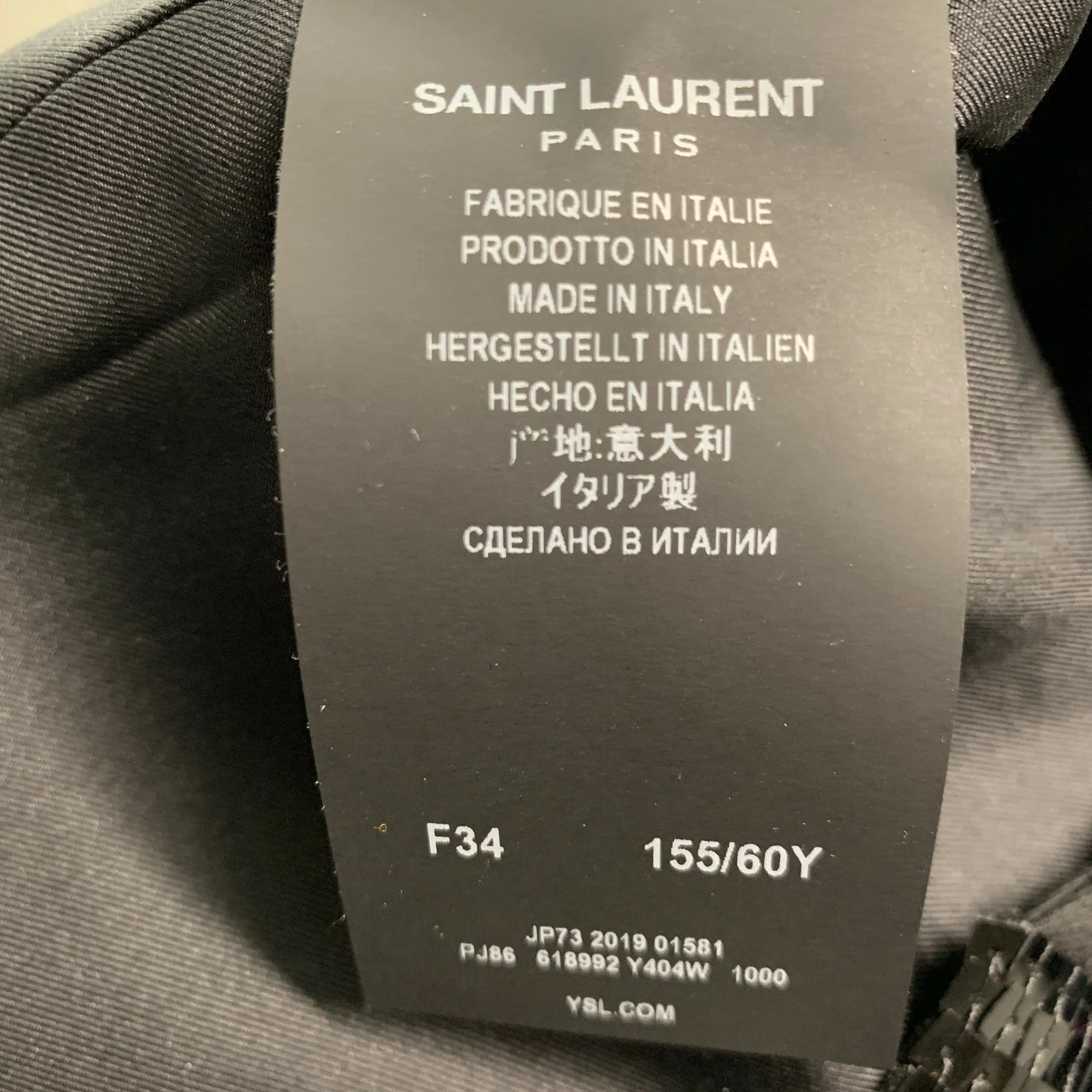 SAINT LAURENT Size 2 Black Wool Pleated Shorts - Image 6