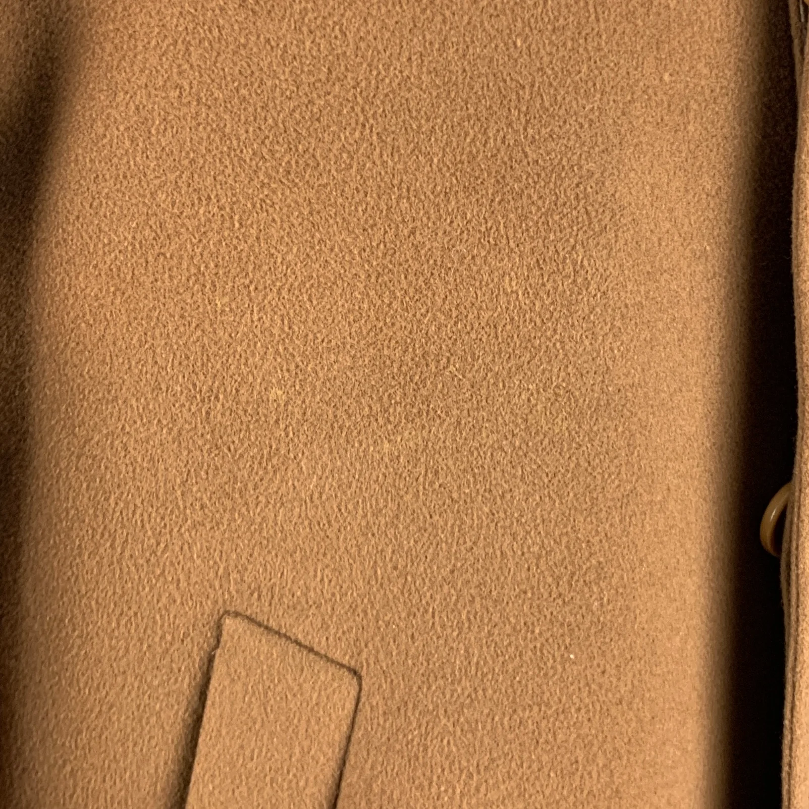 SAKS FIFTH AVENUE Size 48 Tan Wool Cashmere Coat - Image 4