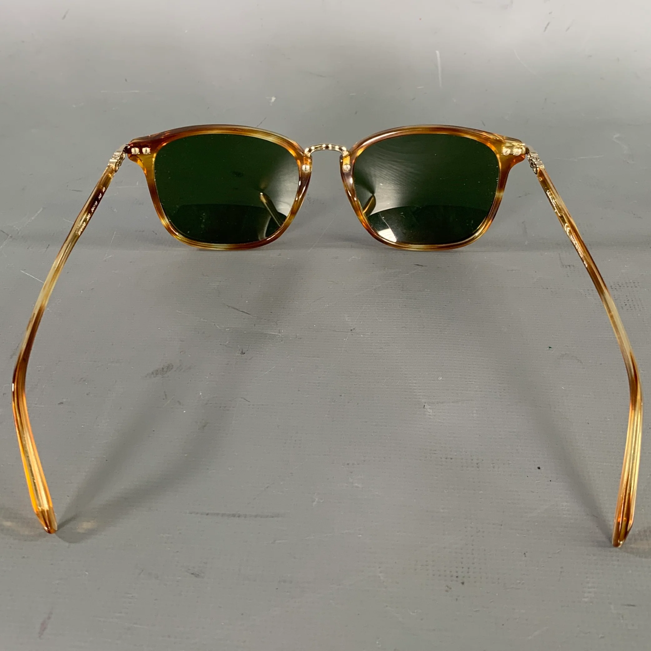 SALVATORE FERRAGAMO Brown Tortoise Acetate & Metal Sunglasses & Eyewear - Image 3
