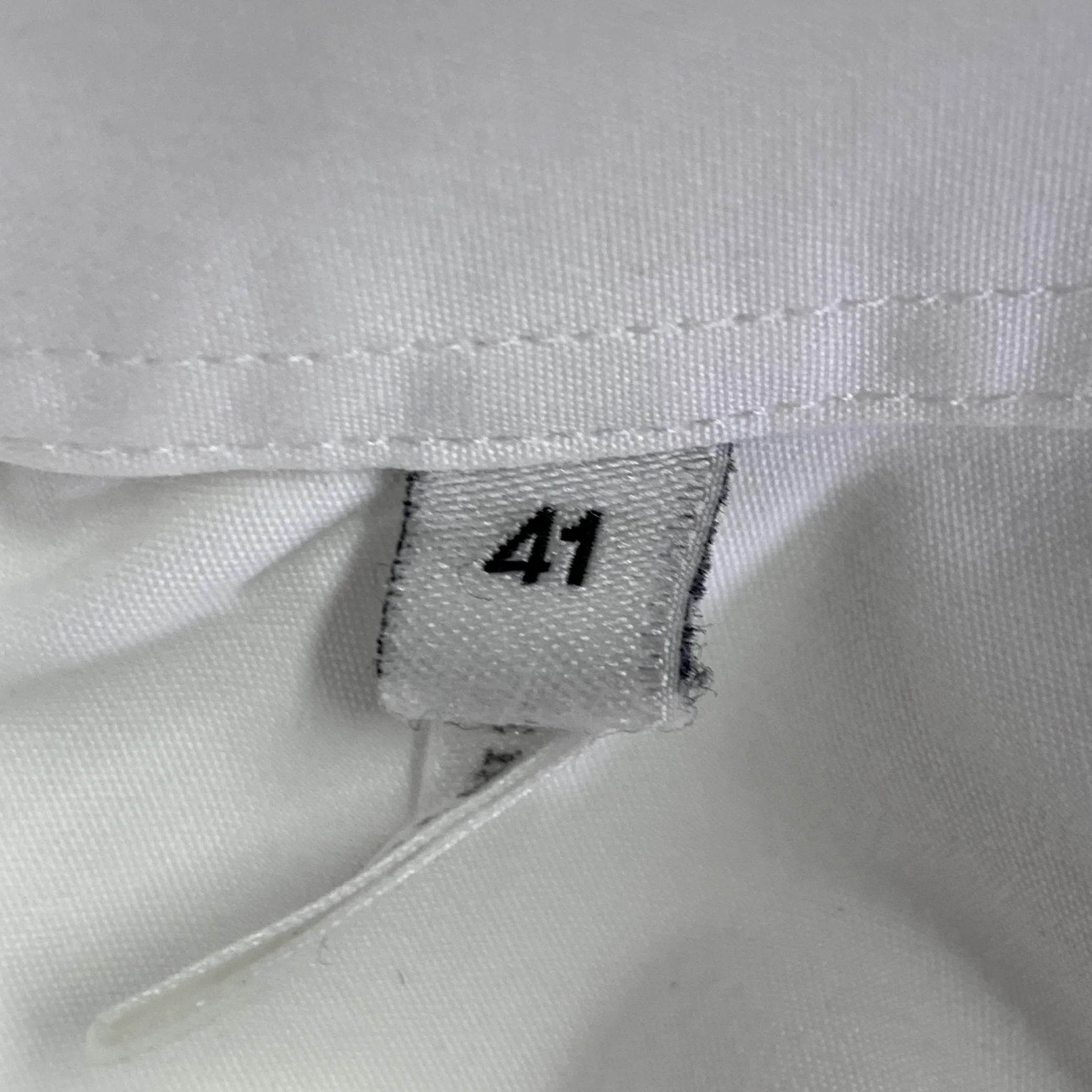 SANDRO Size M White Cotton Hidden Buttons Long Sleeve Shirt - Image 6