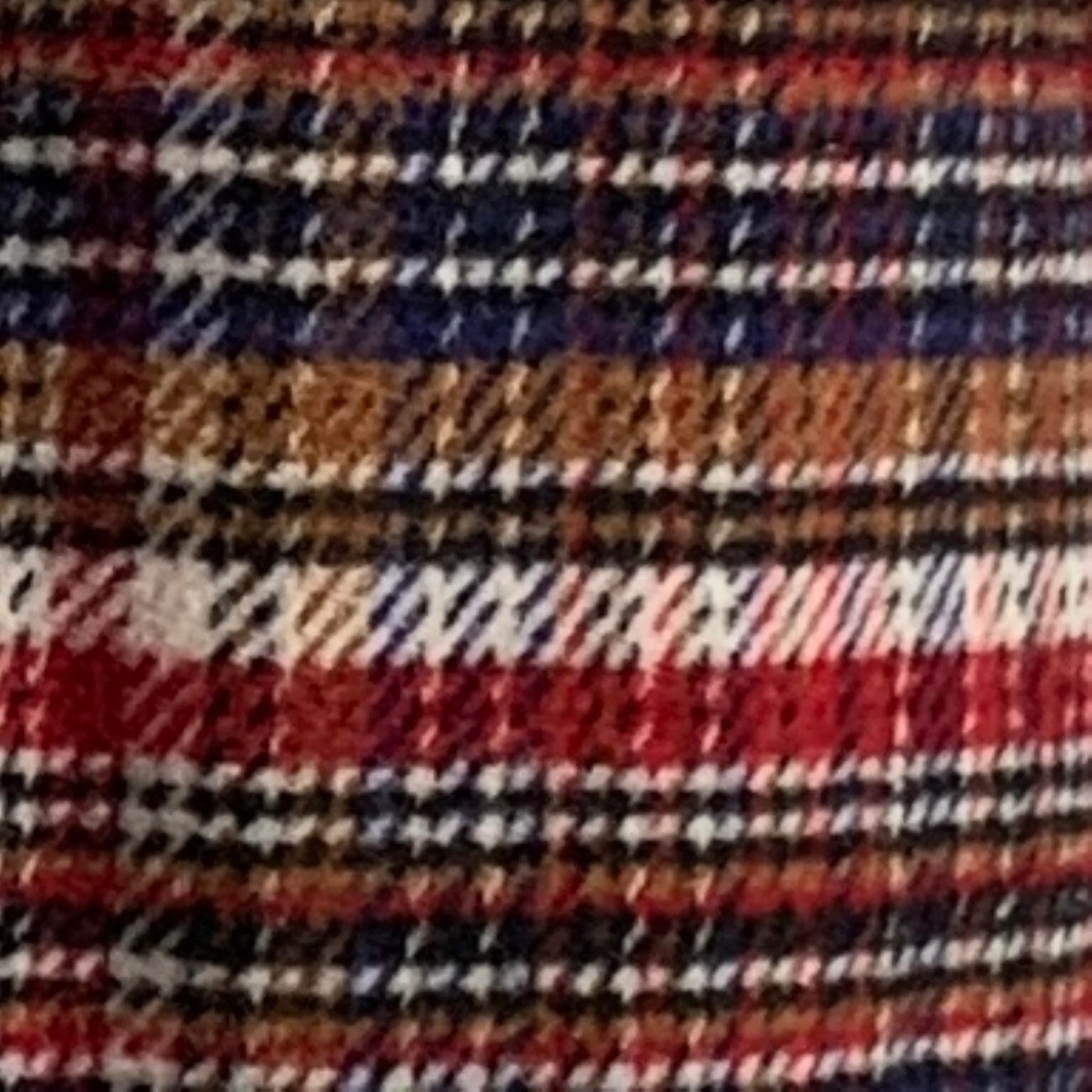 SCOTCH AND SODA Size L Red Blue Plaid Wool Polyester Jacket - Image 2