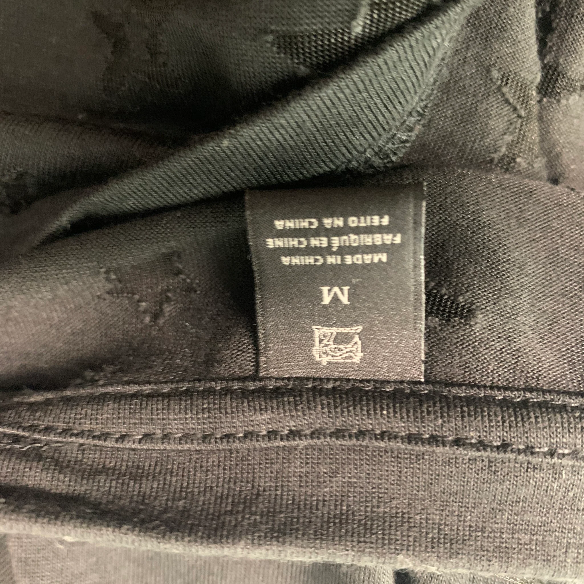 SCOTCH AND SODA Size M Black Viscose Polyester Stars T-Shirt - Image 5