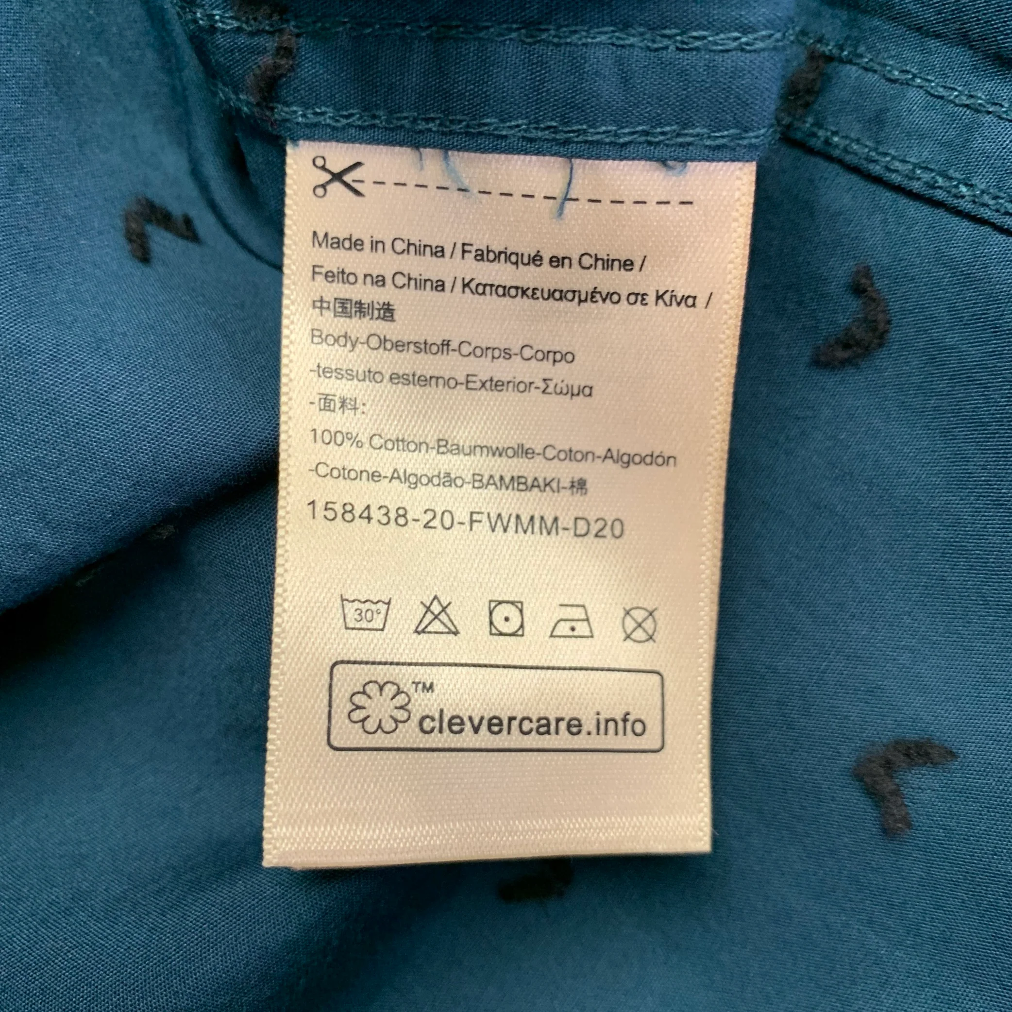 SCOTCH AND SODA Size XXL Blue Black Triangle Cotton One Pocket Long Sleeve Shirt - Image 5