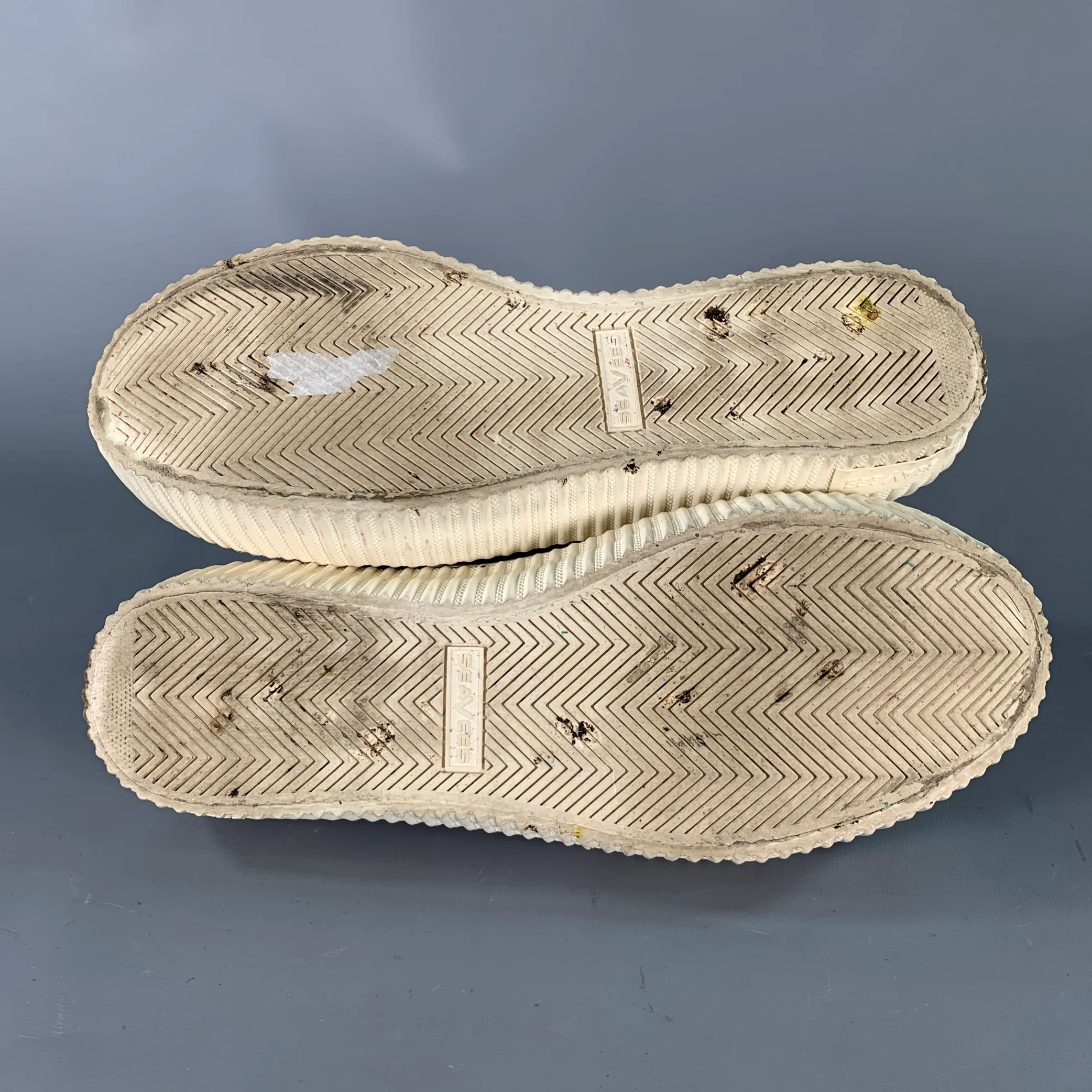 SEAVEES Size 9.5 Blue Canvas Platform Sneakers - Image 6
