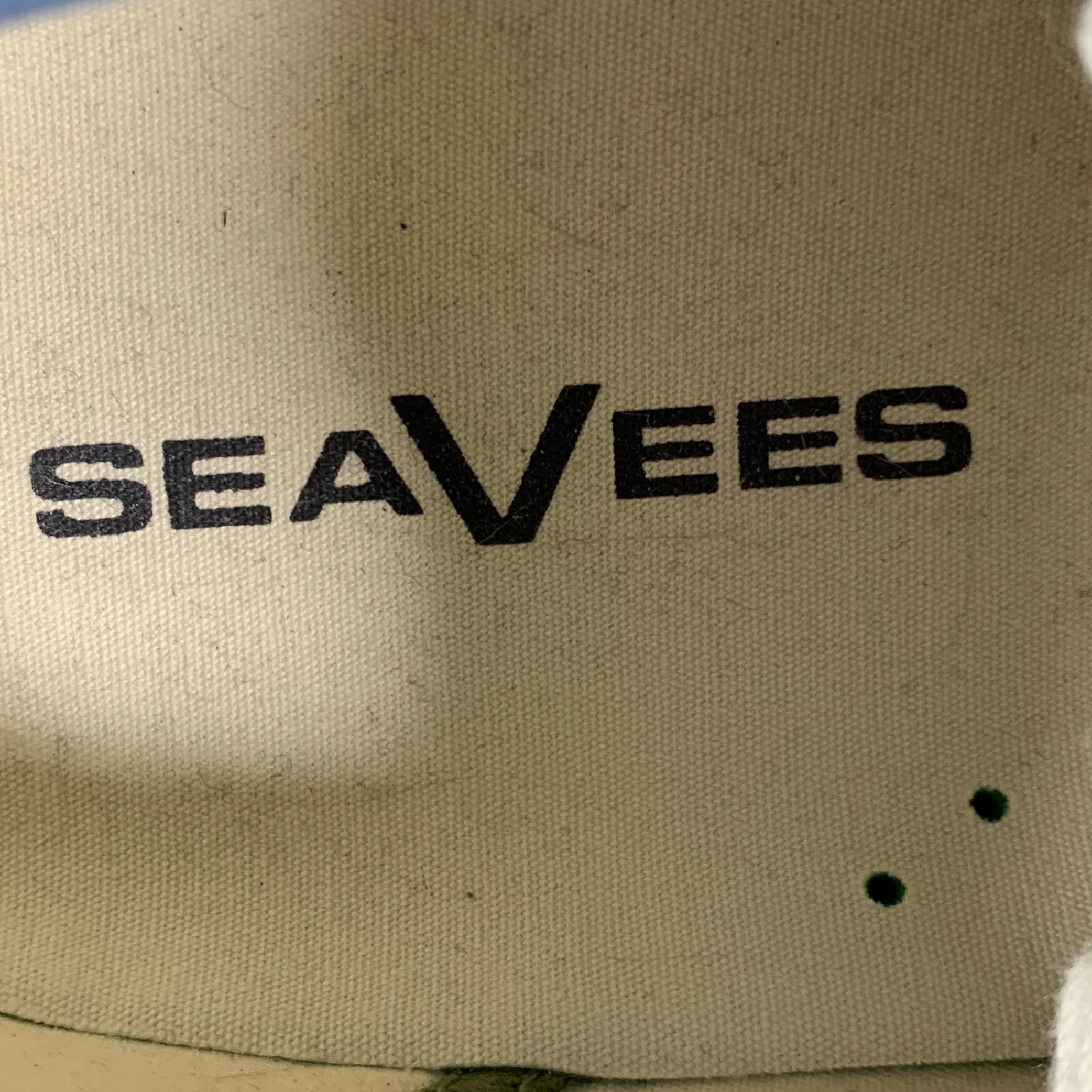 SEAVEES Size 9.5 Blue Canvas Platform Sneakers - Image 7