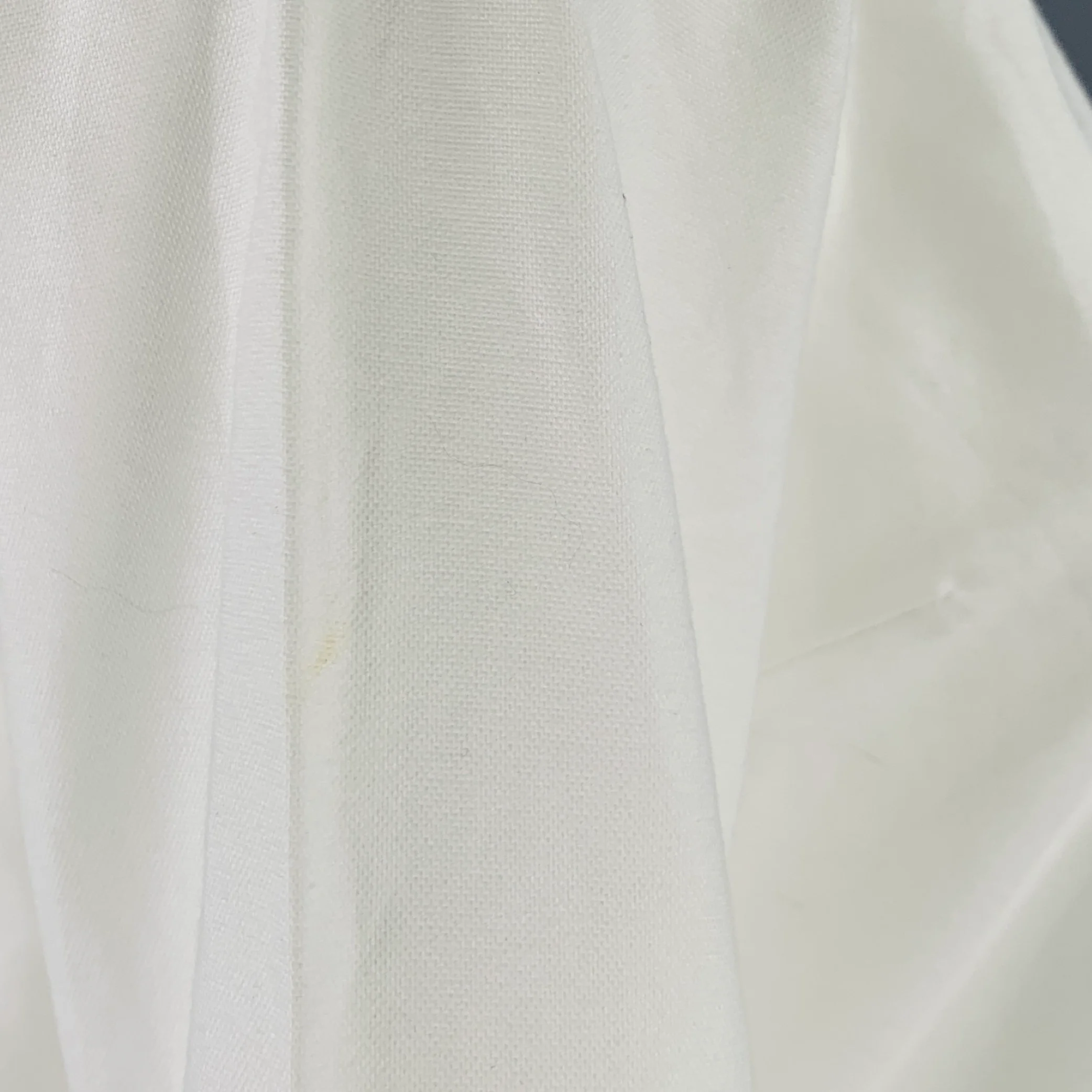 SEZANE Size S White Cotton One Pocket Oxford Shirt - Image 4