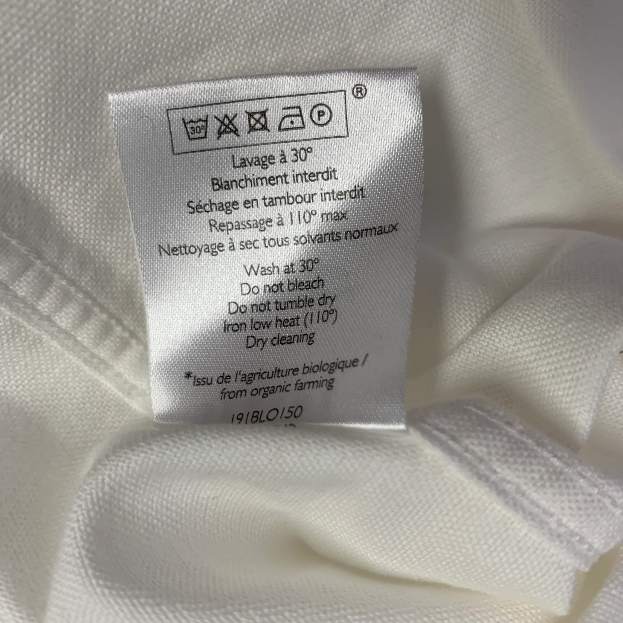 SEZANE Size S White Cotton One Pocket Oxford Shirt - Image 7