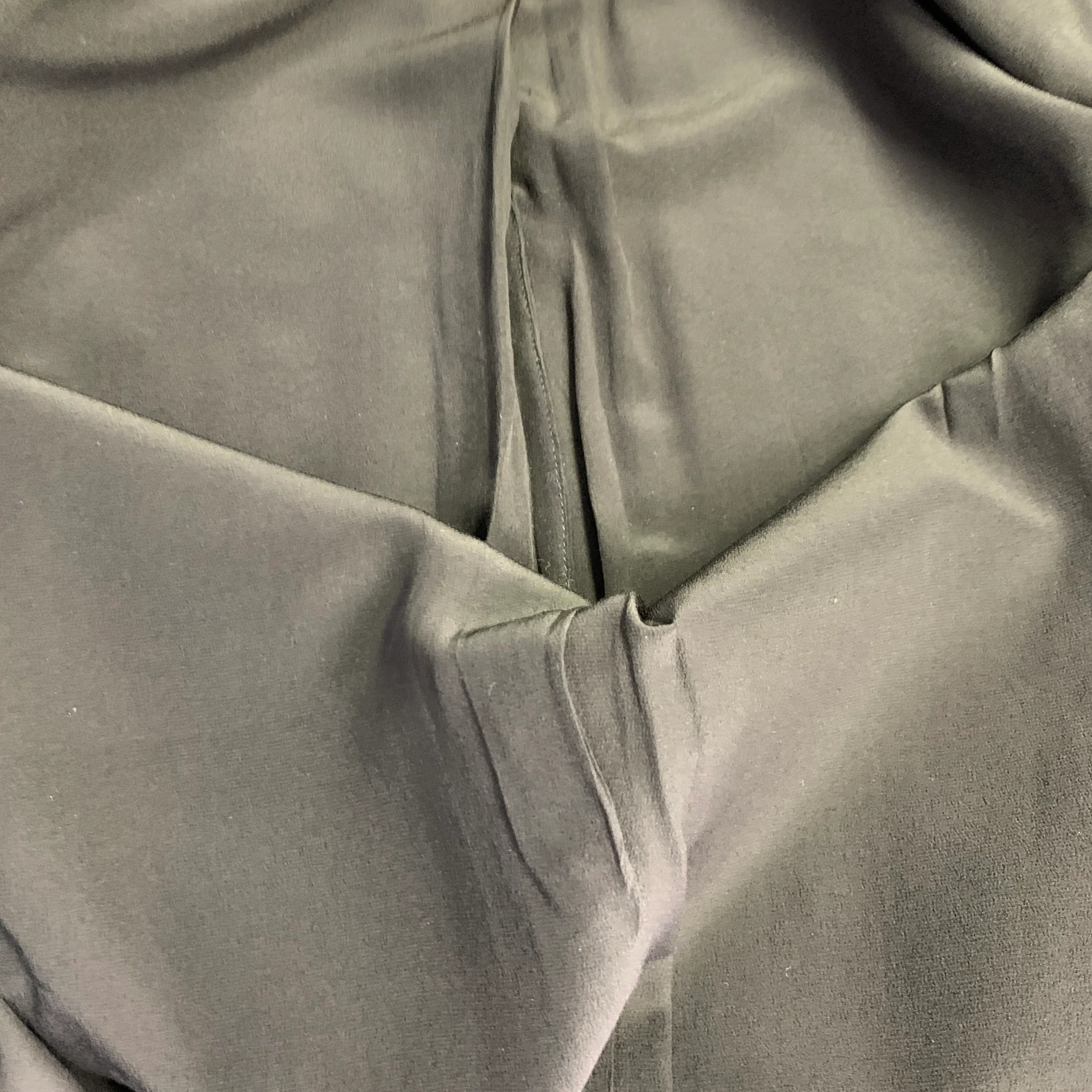 SHANGHAI TANG Size 40 Black Wool Mandarin Collar Suit - Image 11