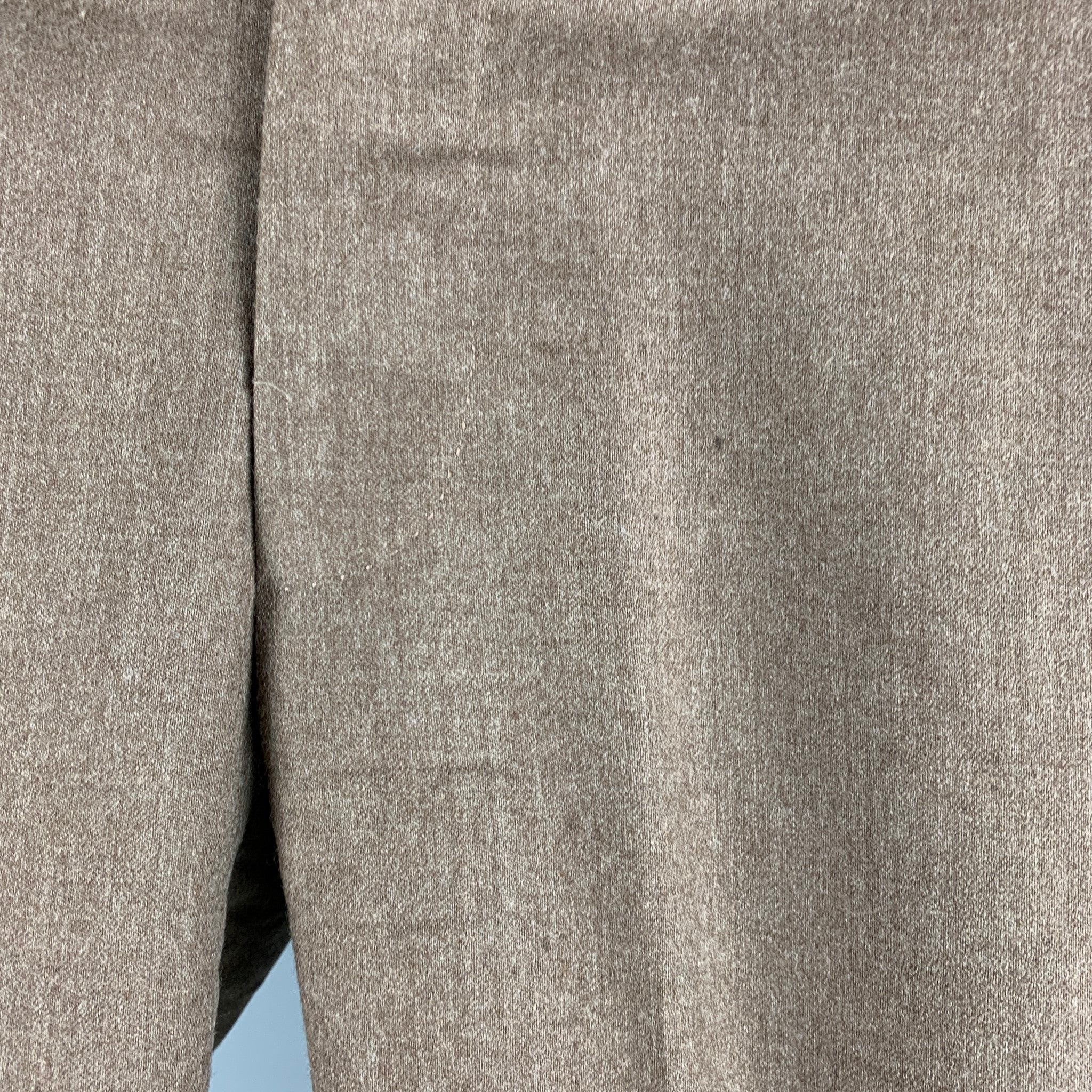 SHIPS Size 28 Brown Flat Front Dress Pants - Image 5
