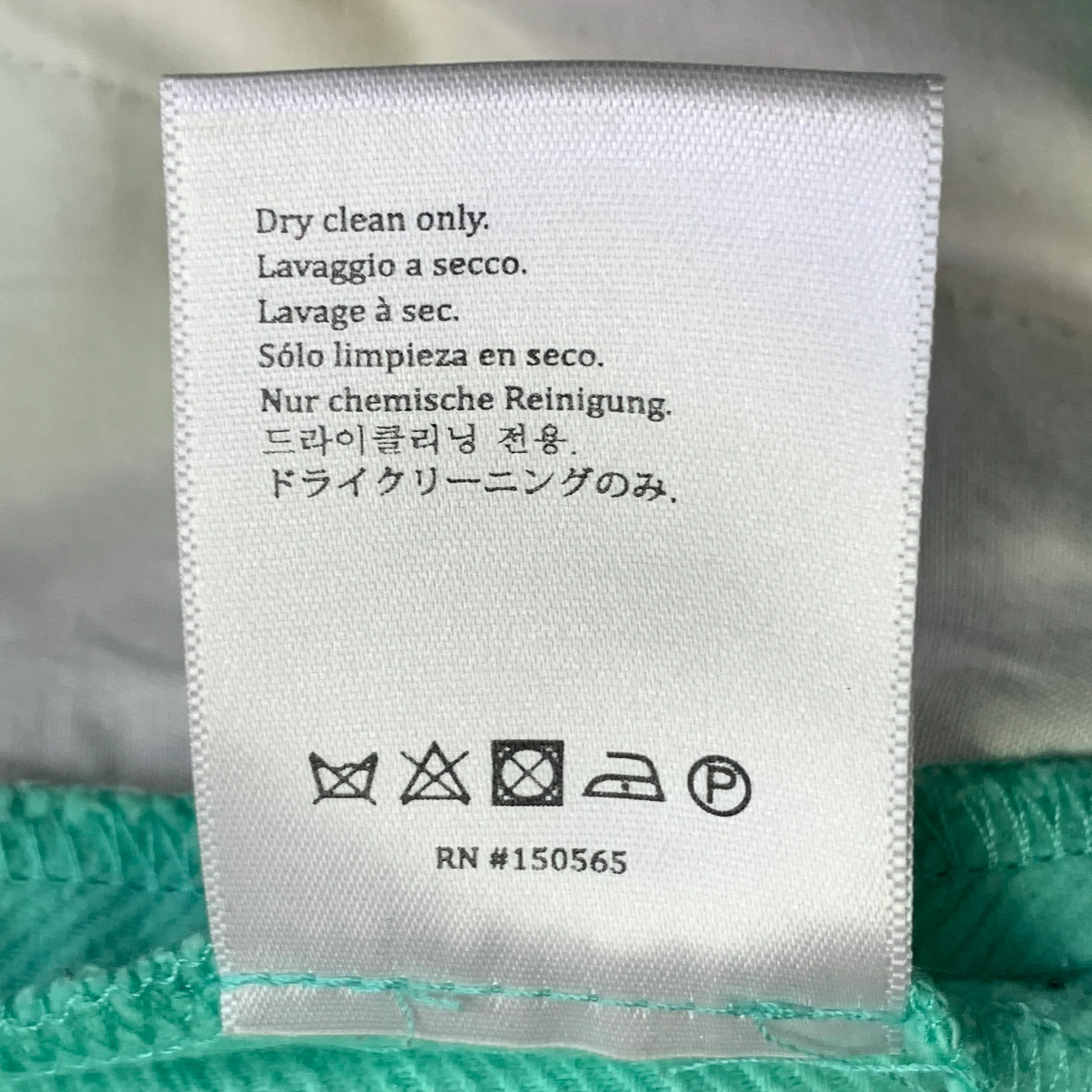 SIES MARJAN Size 30 Green Mint Twill Cotton Velvet Straight Casual Pants - Image 11