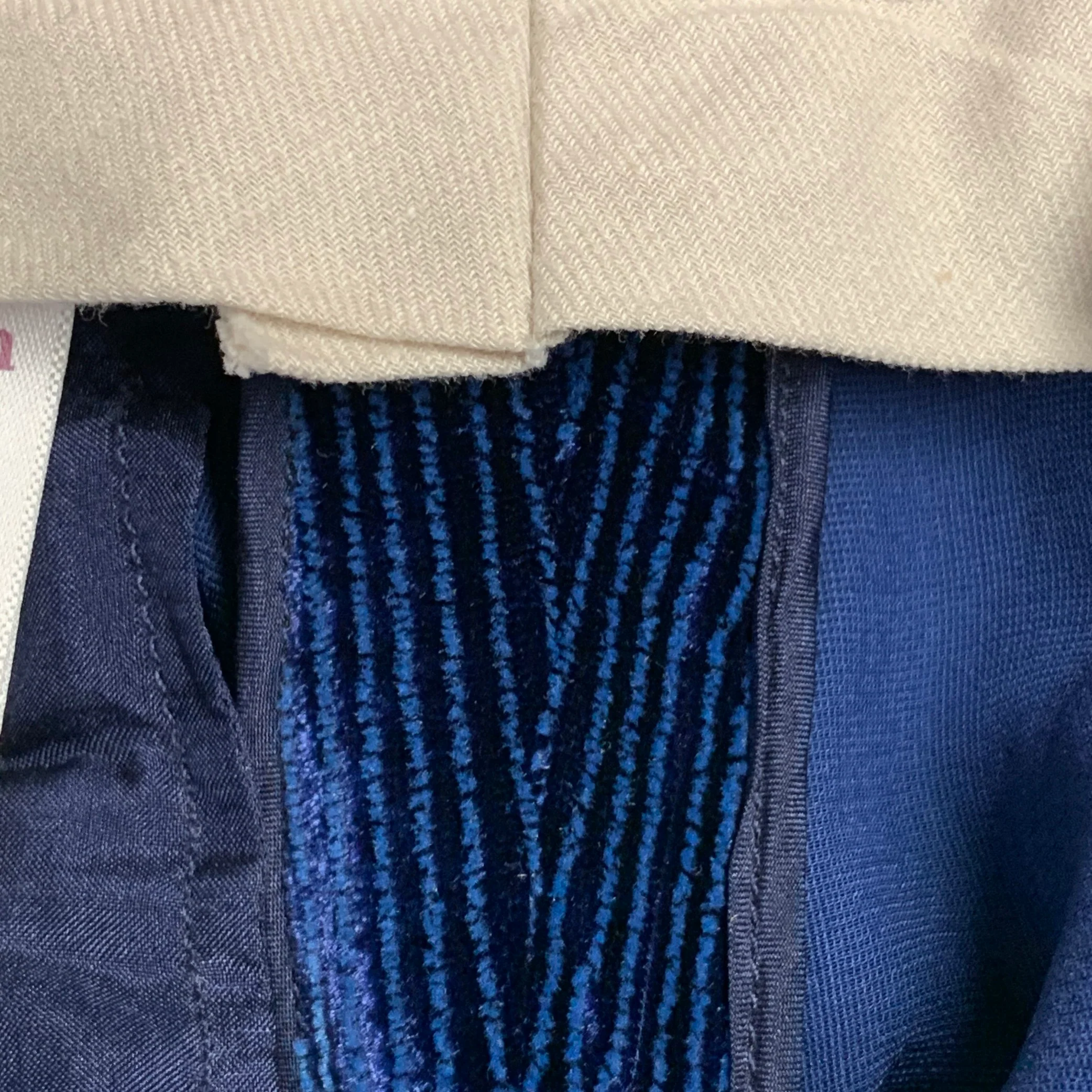 SIES MARJAN Size 6 Navy Blue Corduroy Straight Zip Fly Dress Pants - Image 6