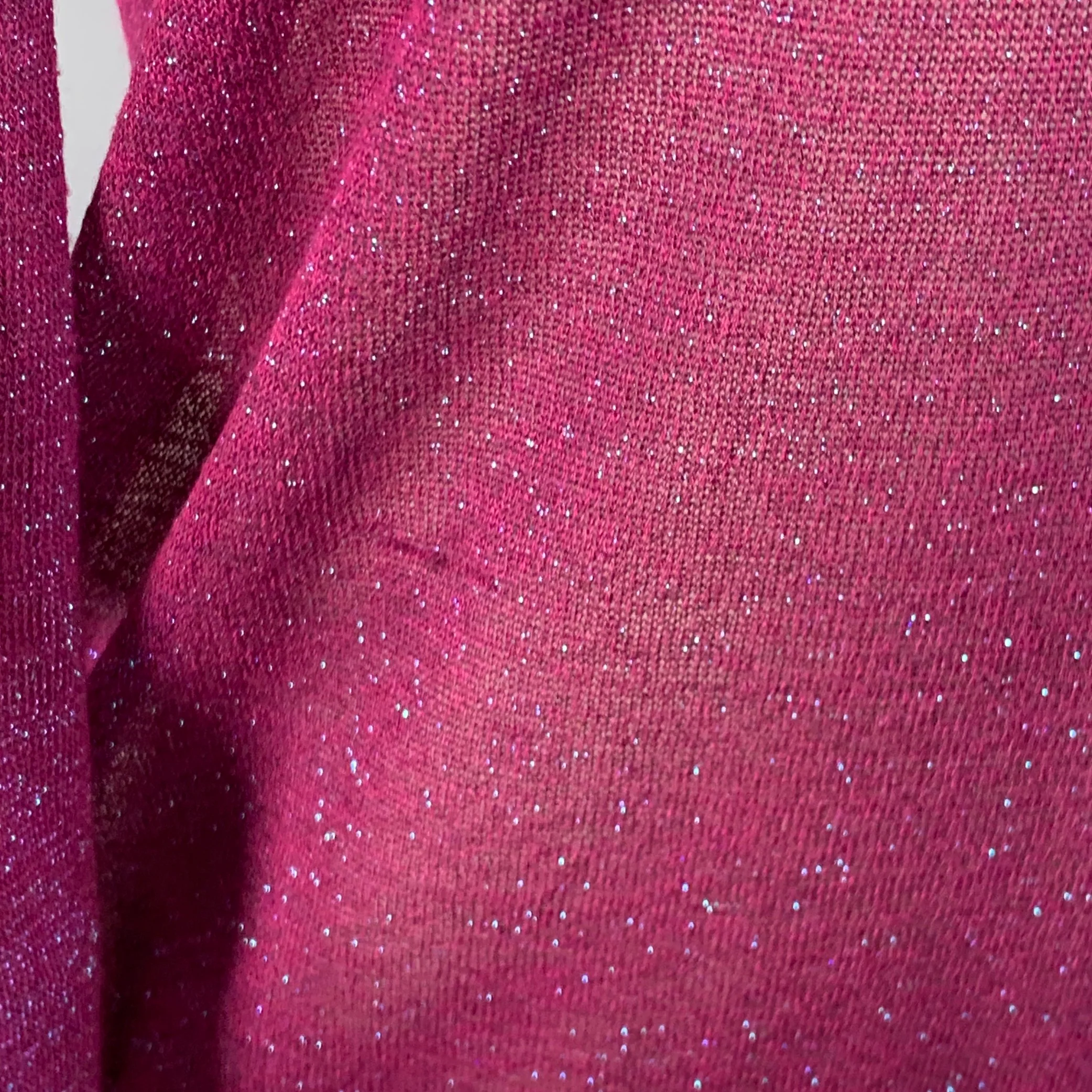 SIES MARJAN Size S Magenta Viscose Blend Metallic Crew Neck Pullover - Image 8