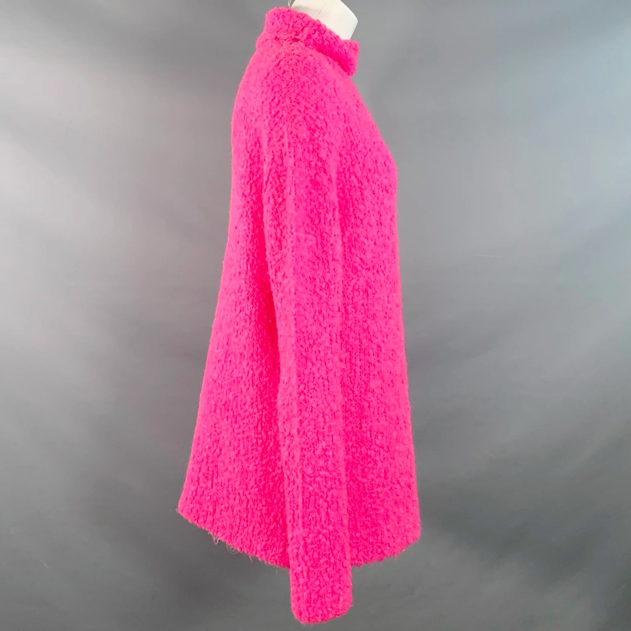 SIES MARJAN Size XS Pink Acrylic Blend Knit Turtleneck Pullover - Image 2
