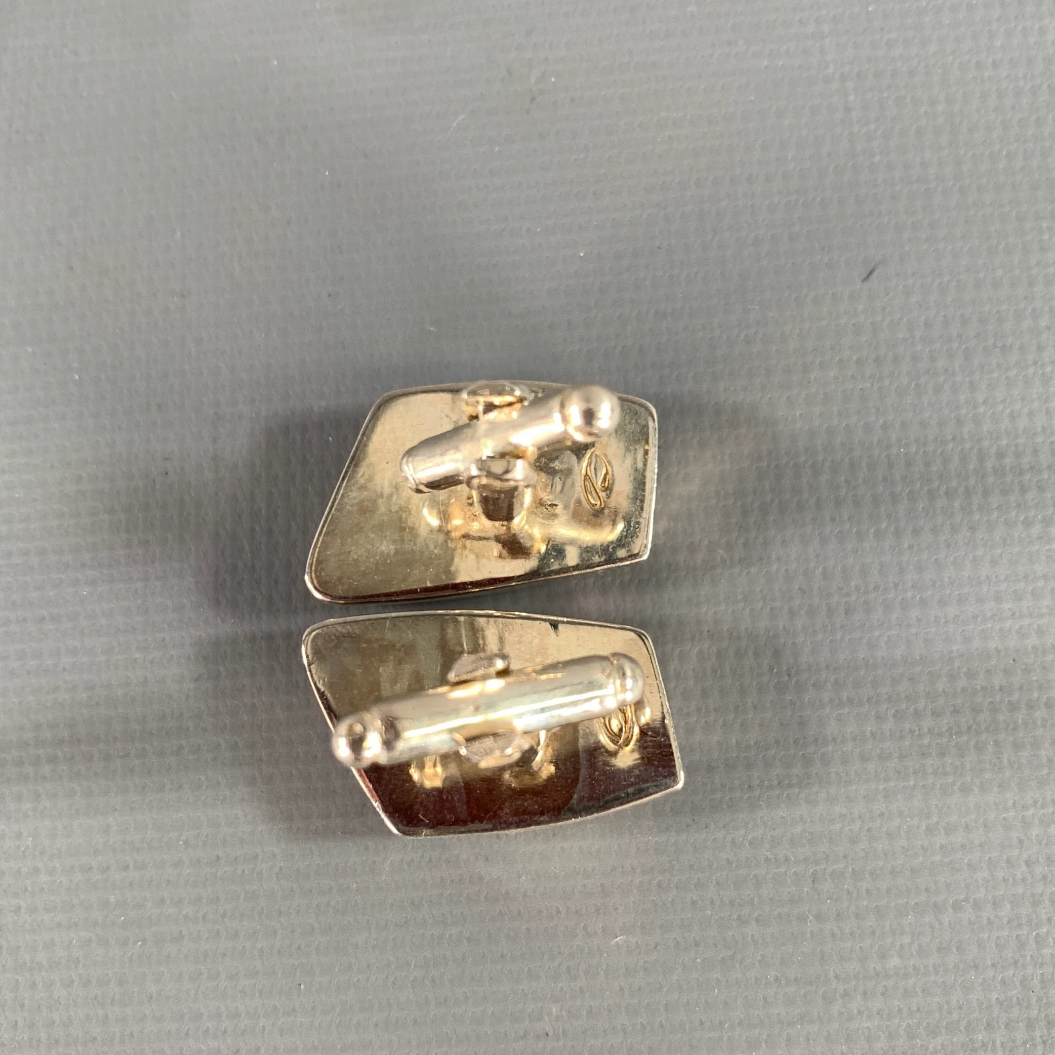 SIMON CARTER Size One Size Turquoise Brown Abstract Gems Cuff Links - Image 3