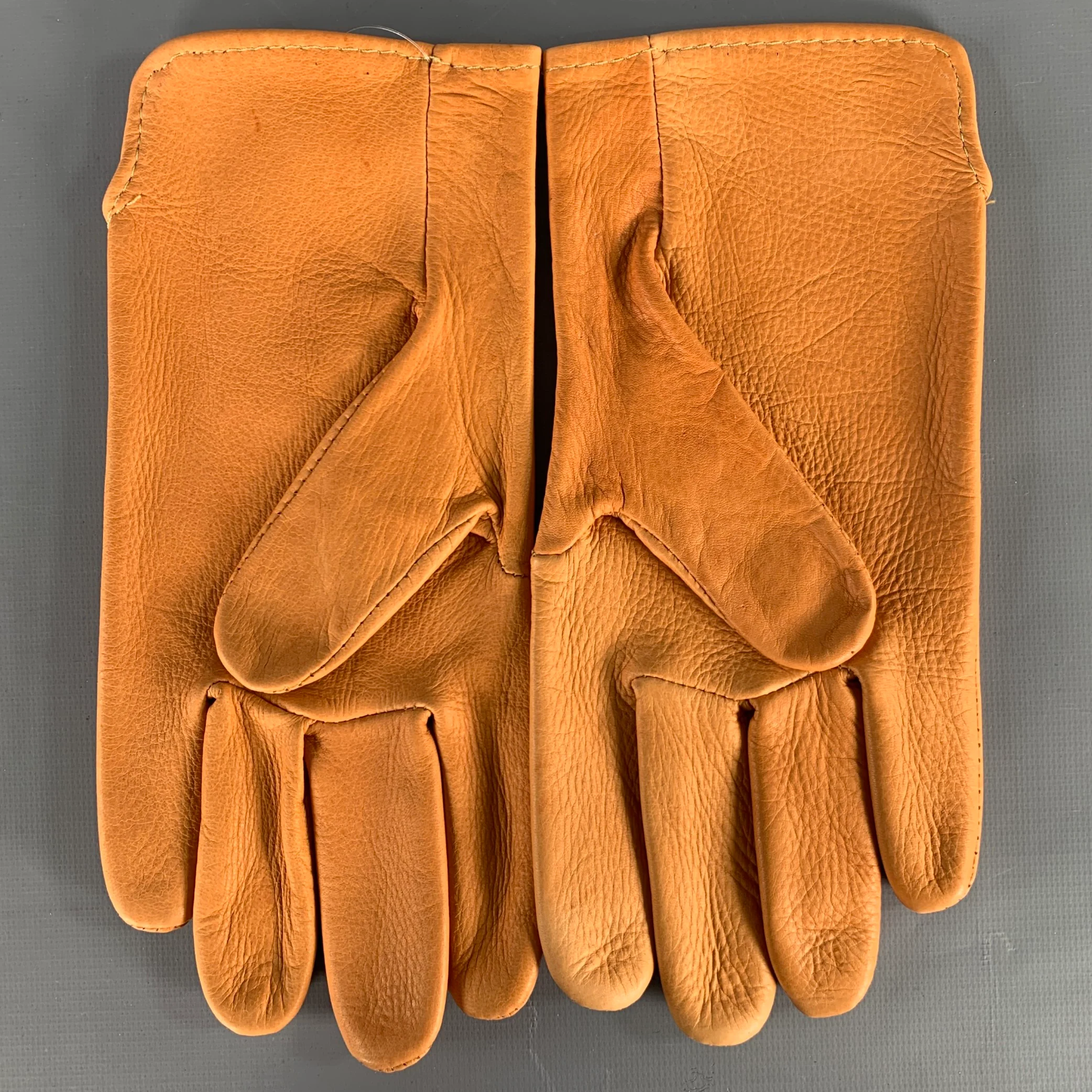 SIR JACK'S Size 9 Tan Deerskin Leather Gloves - Image 2