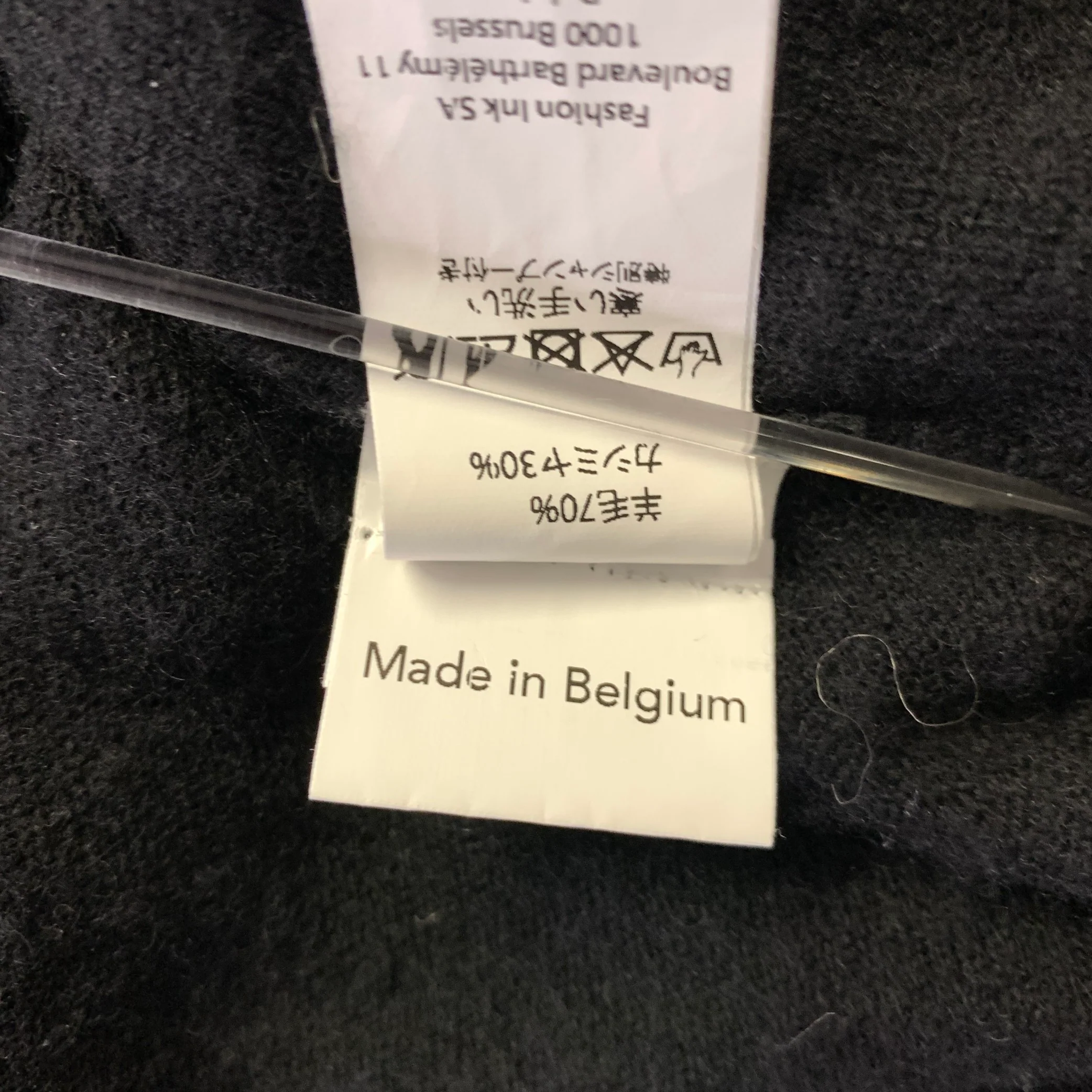 SOFIE D'HOORE Size S Black Wool Cashmere Crewneck Sweater - Image 6