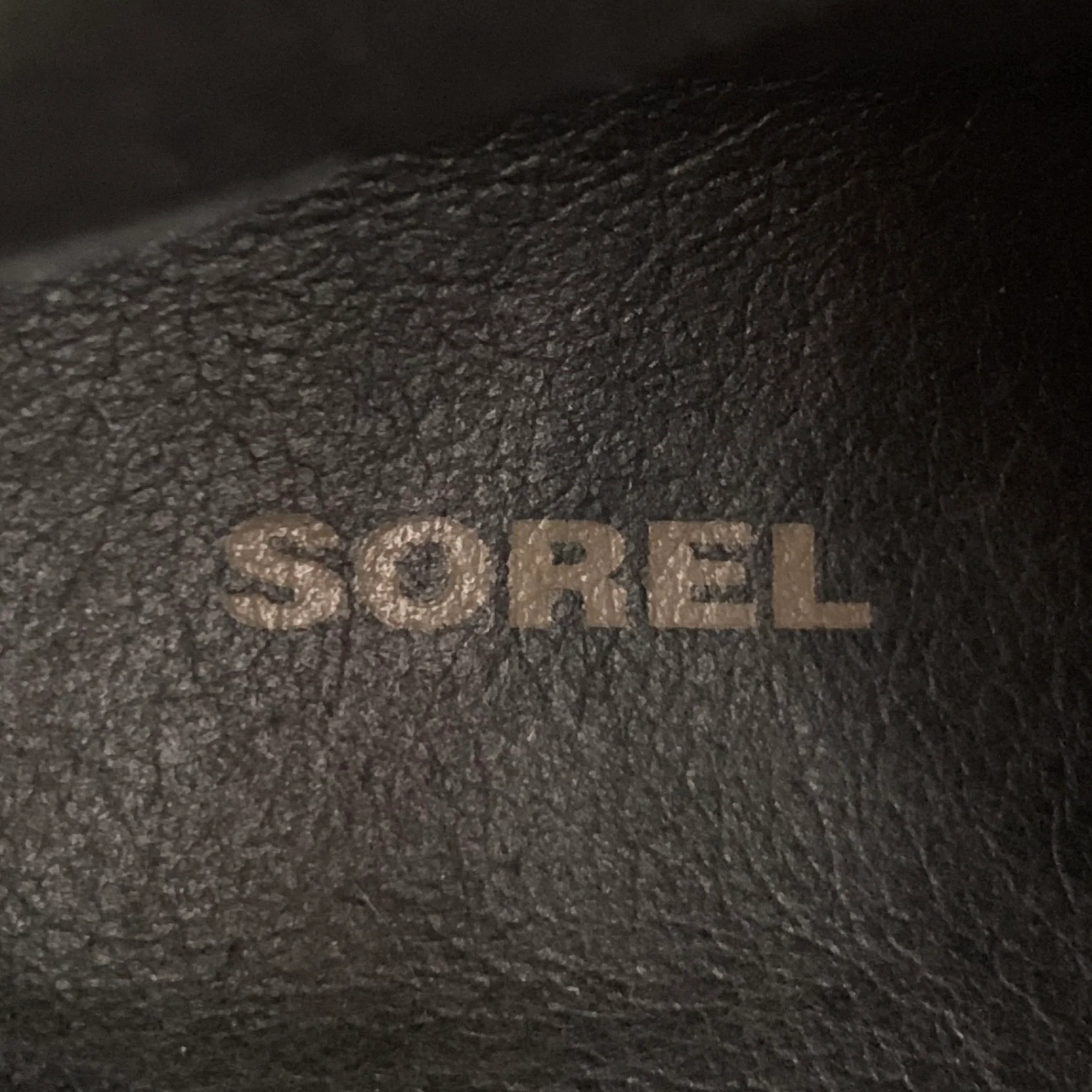 SOREL Size 7.5 Black Taupe Canvas Mixed Materials Wedge Boots - Image 7