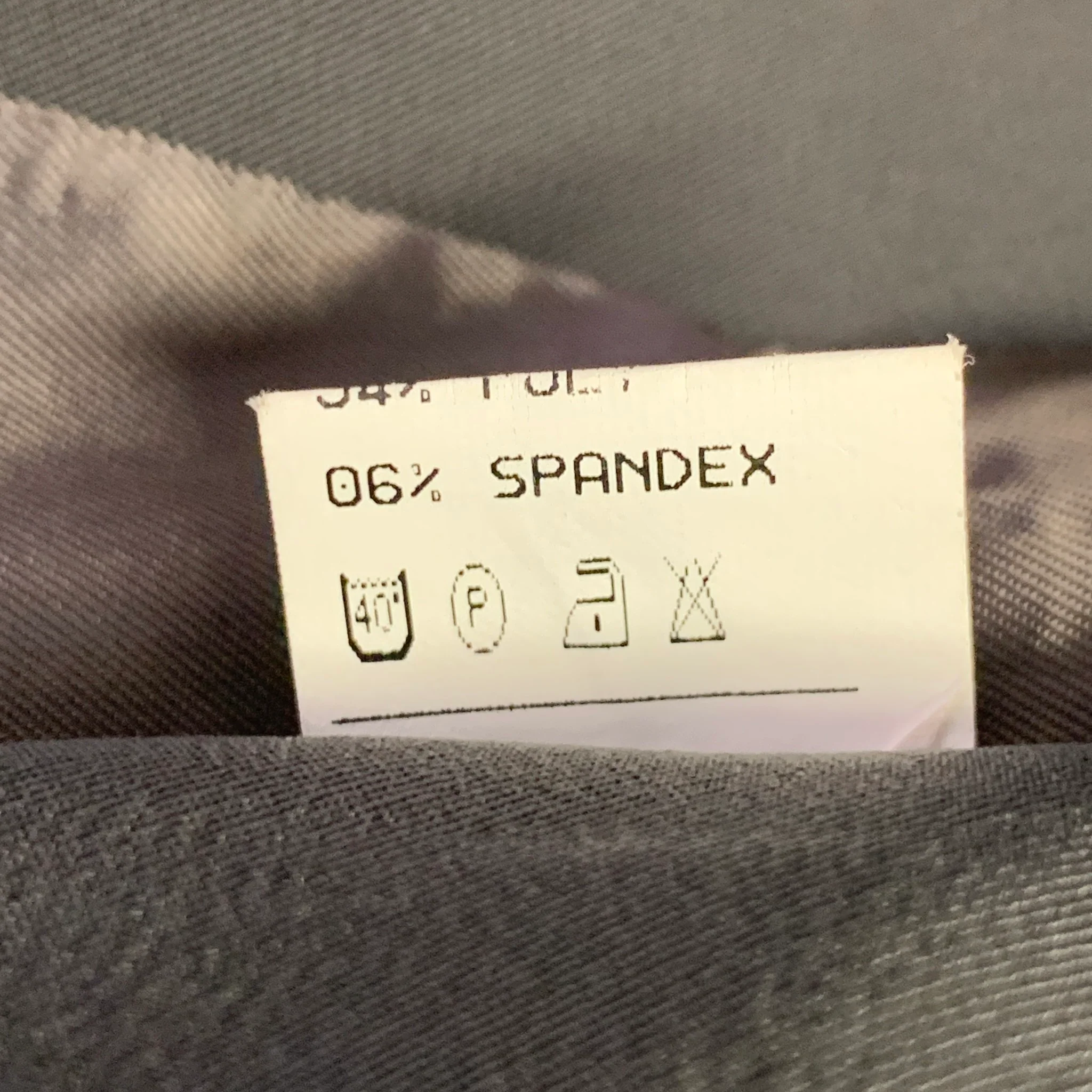 SOTTOTONO Size L Grey Polyamide Blend Zip Up Jacket - Image 8