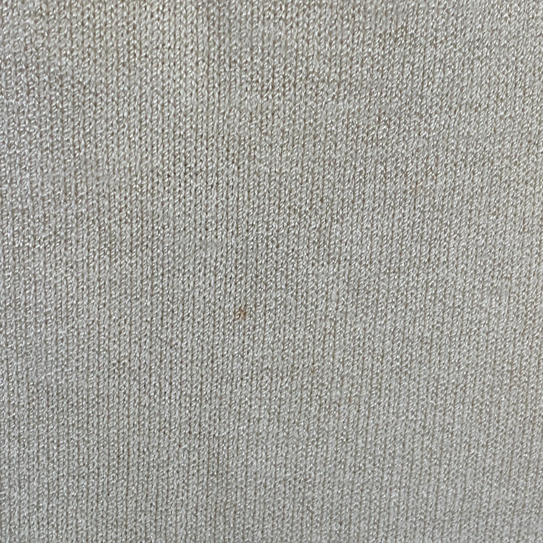ST. JOHN Size XS Cream Knit Button Up Knee Length Dress - Image 8
