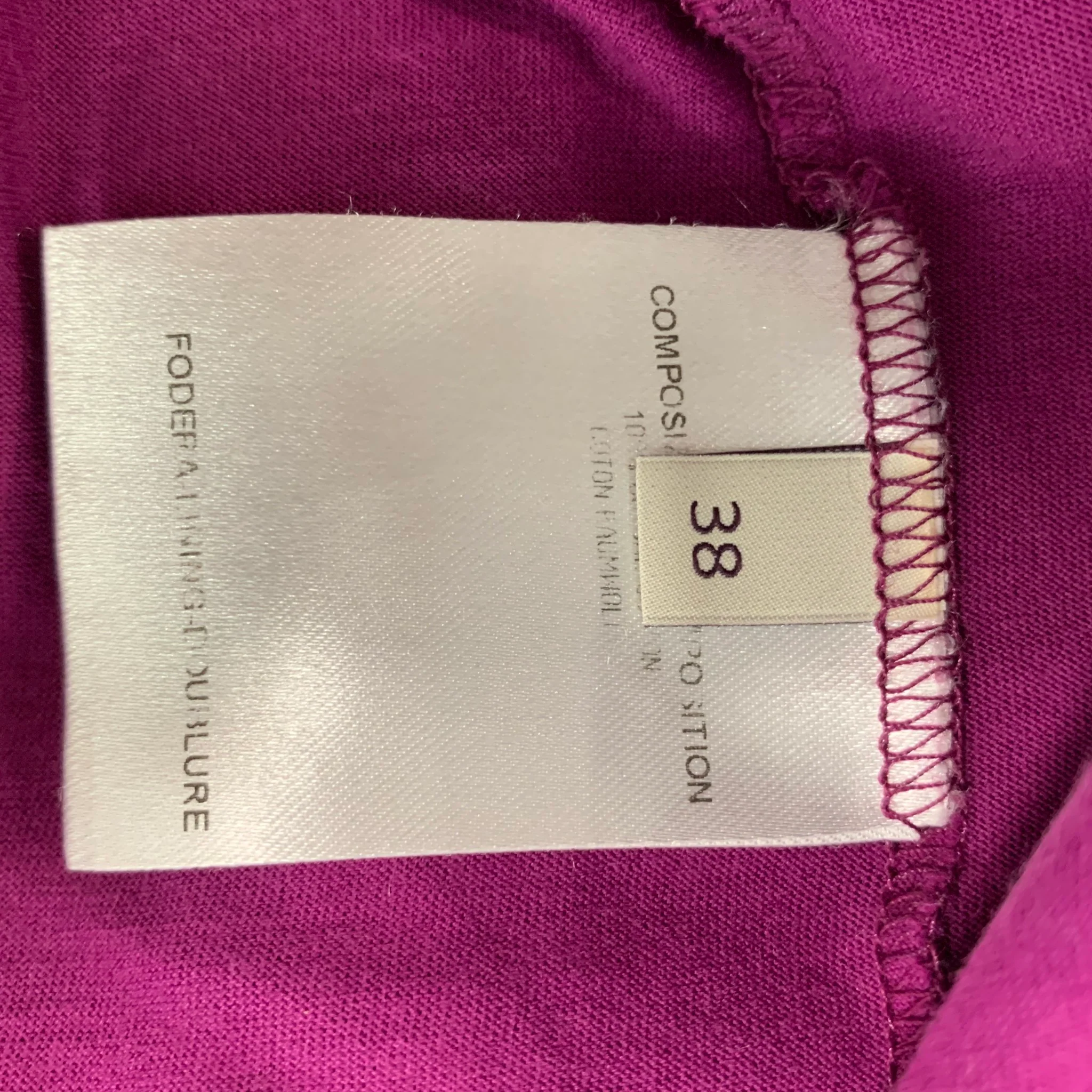 STELLA McCARTNEY Size 2 Purple Cotton Tank Casual Top - Image 5