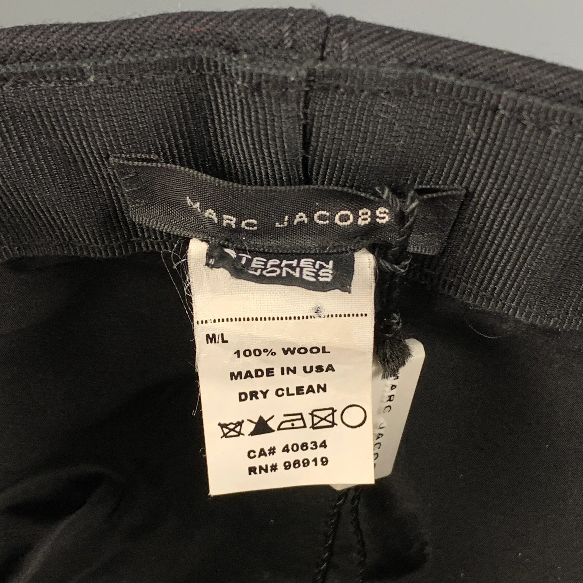 STEPHEN JONES for MARC JACOBS Size M/L Black Wool Hats - Image 5