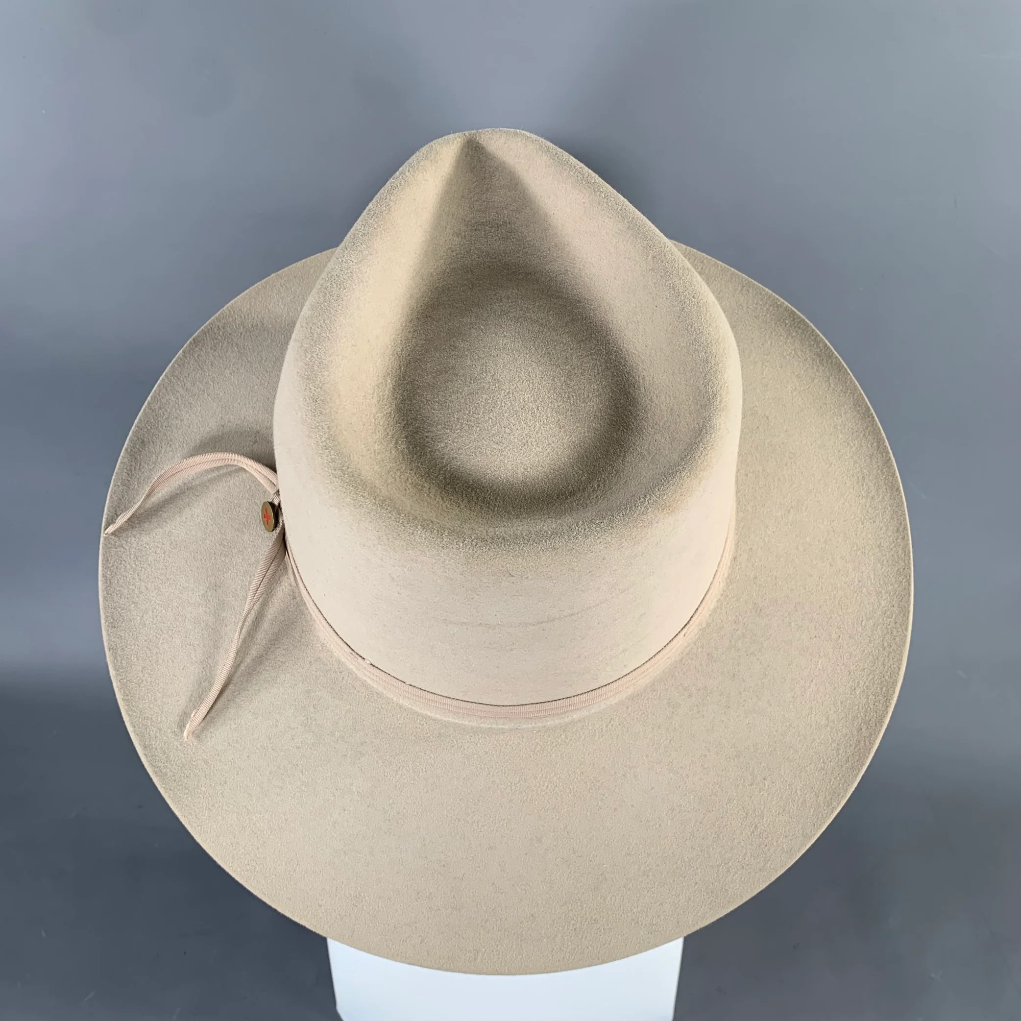 STETSON Size 61 Cream Felt Hats - Image 5
