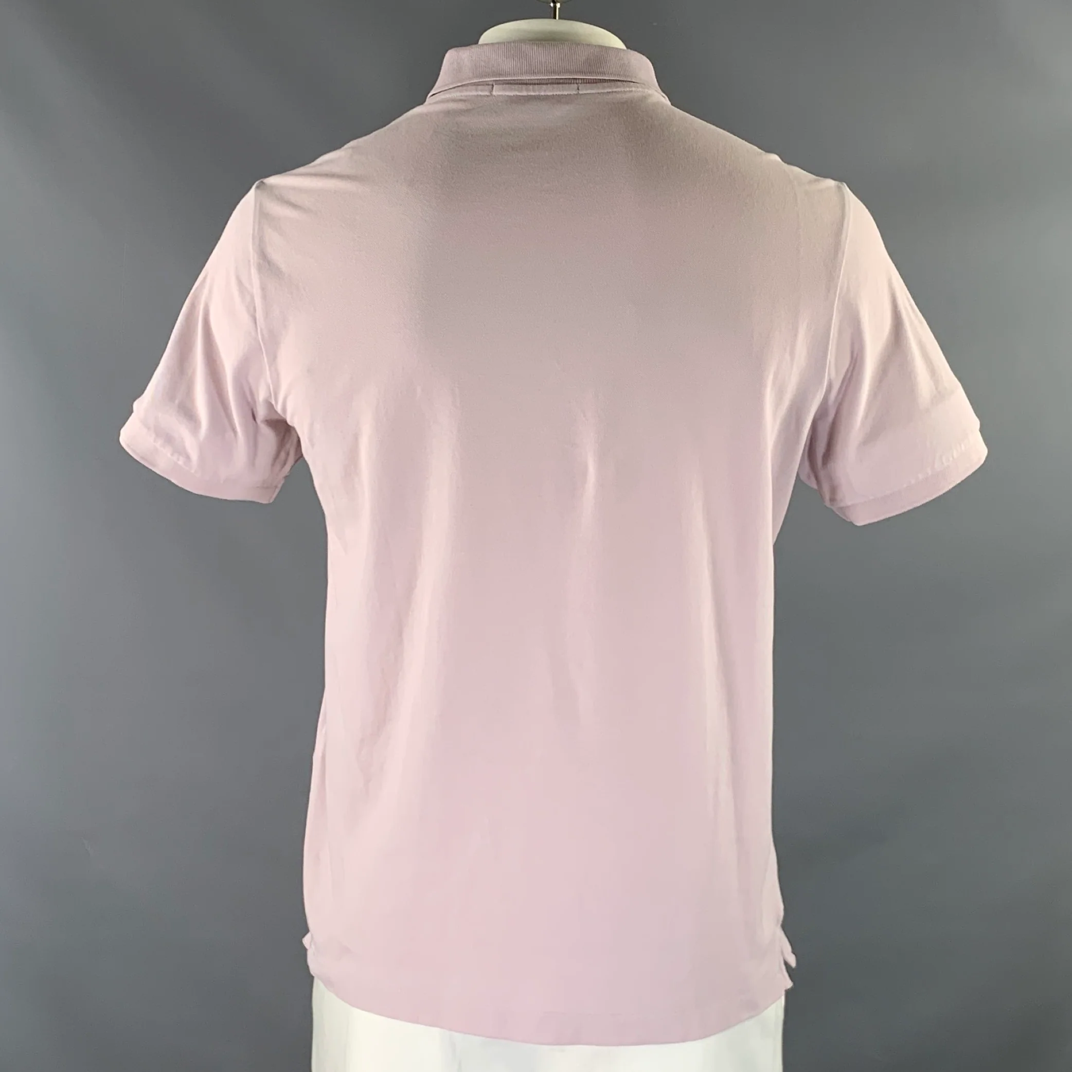 STONE ISLAND Size XL Purple Cotton Blend Polo - Image 3