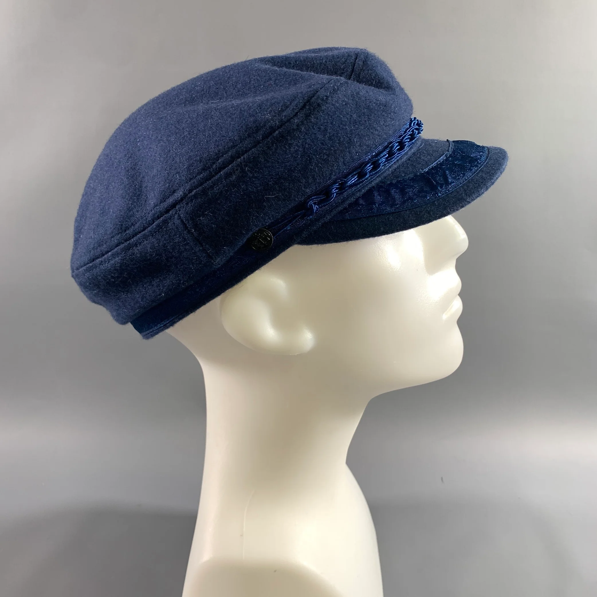 STRAIGHT TO HELL Size M Blue Wool Blend Hats - Image 2