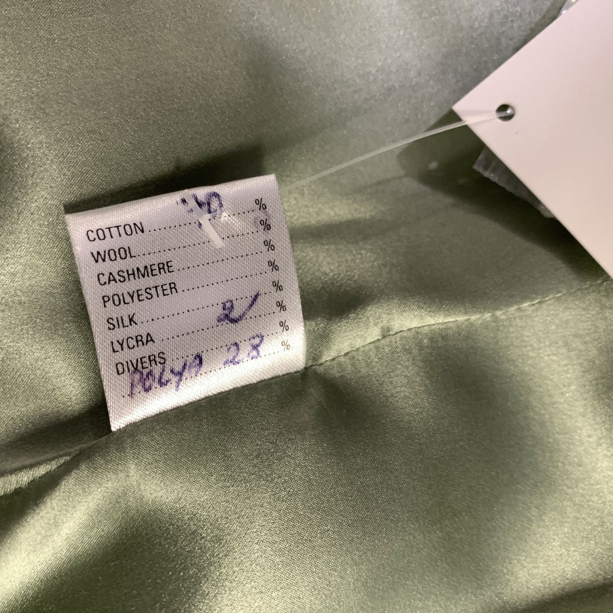 STYLE Size M Grey Mint Cotton Blend Jacket Indoor Blazer - Image 6