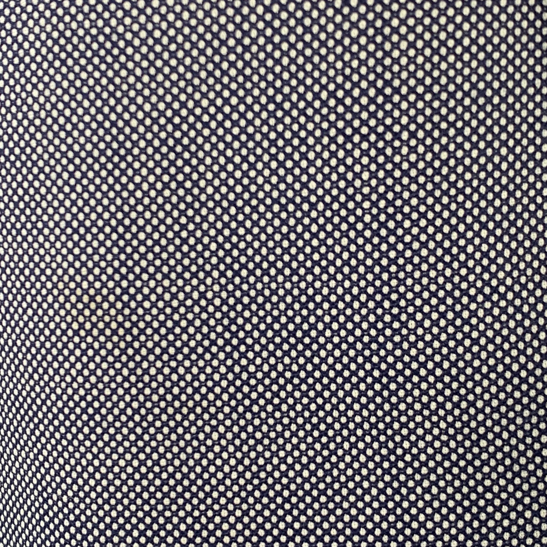 SUIT SUPPLY Size 44 Navy White Dots Wool Single Breasted Sport Coat - Image 2
