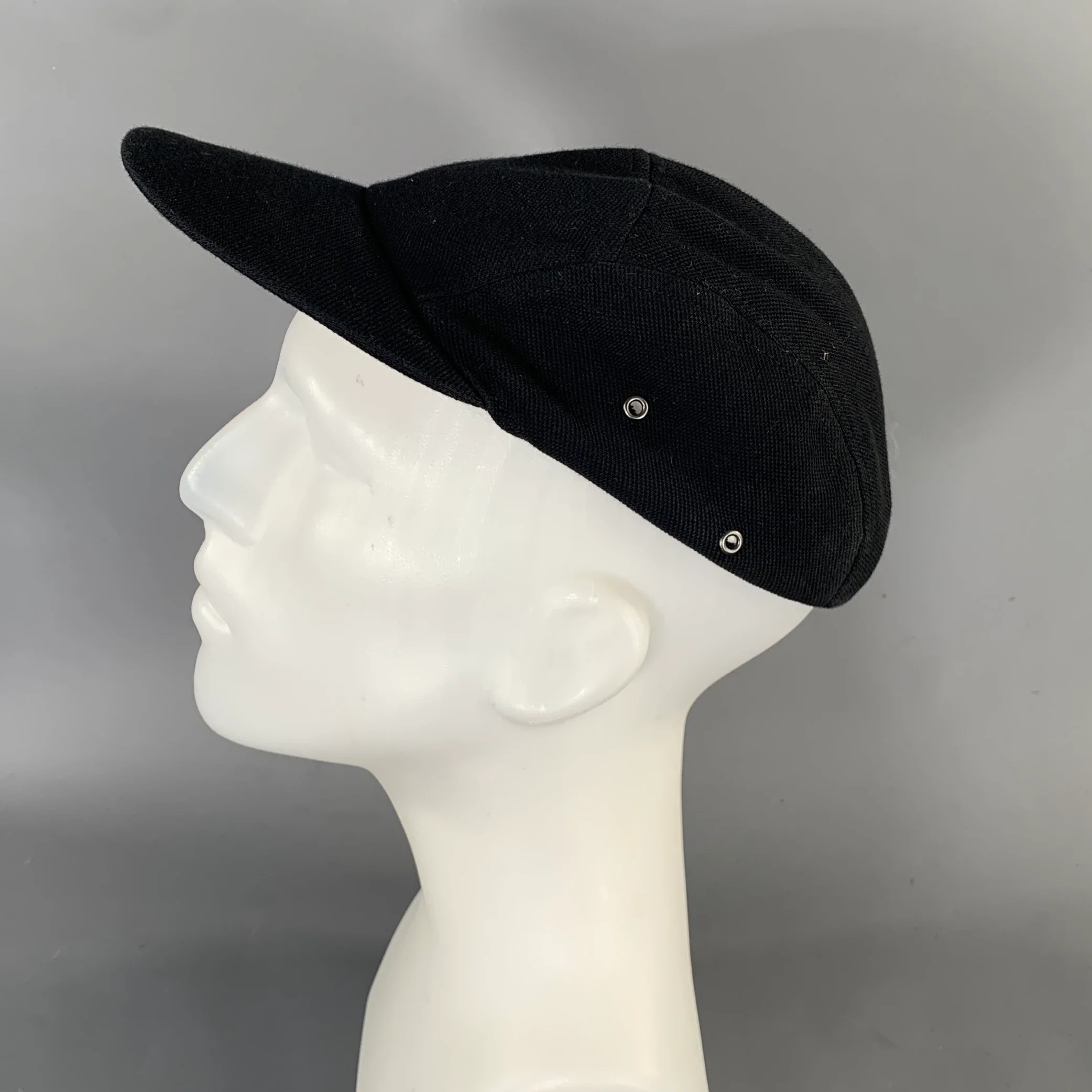 SUPREME x LACOSTE One Size Black Logo Cotton Hats - Image 4