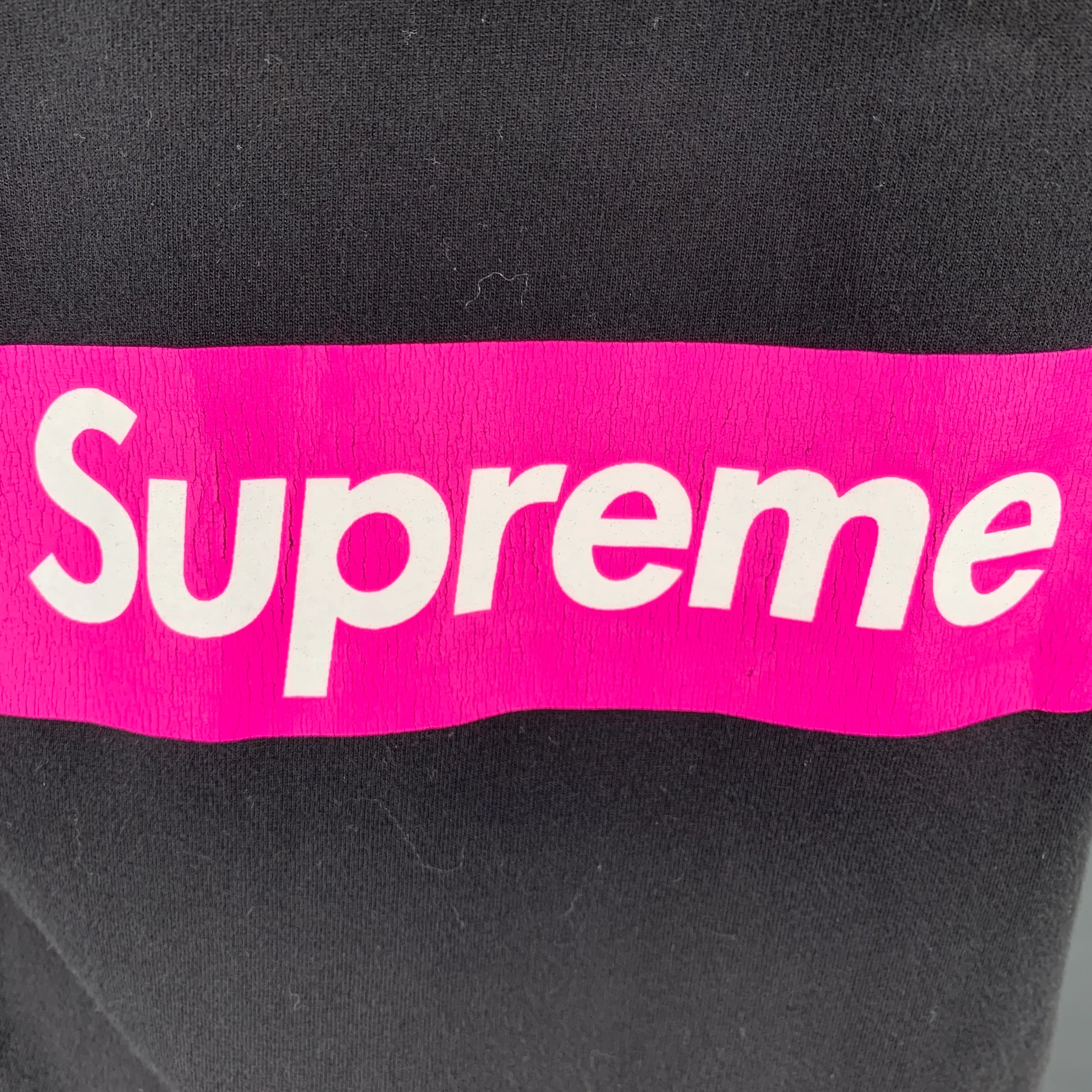 SUPREME x MALCOLM McLAREN Size L Black White Cotton Keith Haring T-Shirt - Image 5