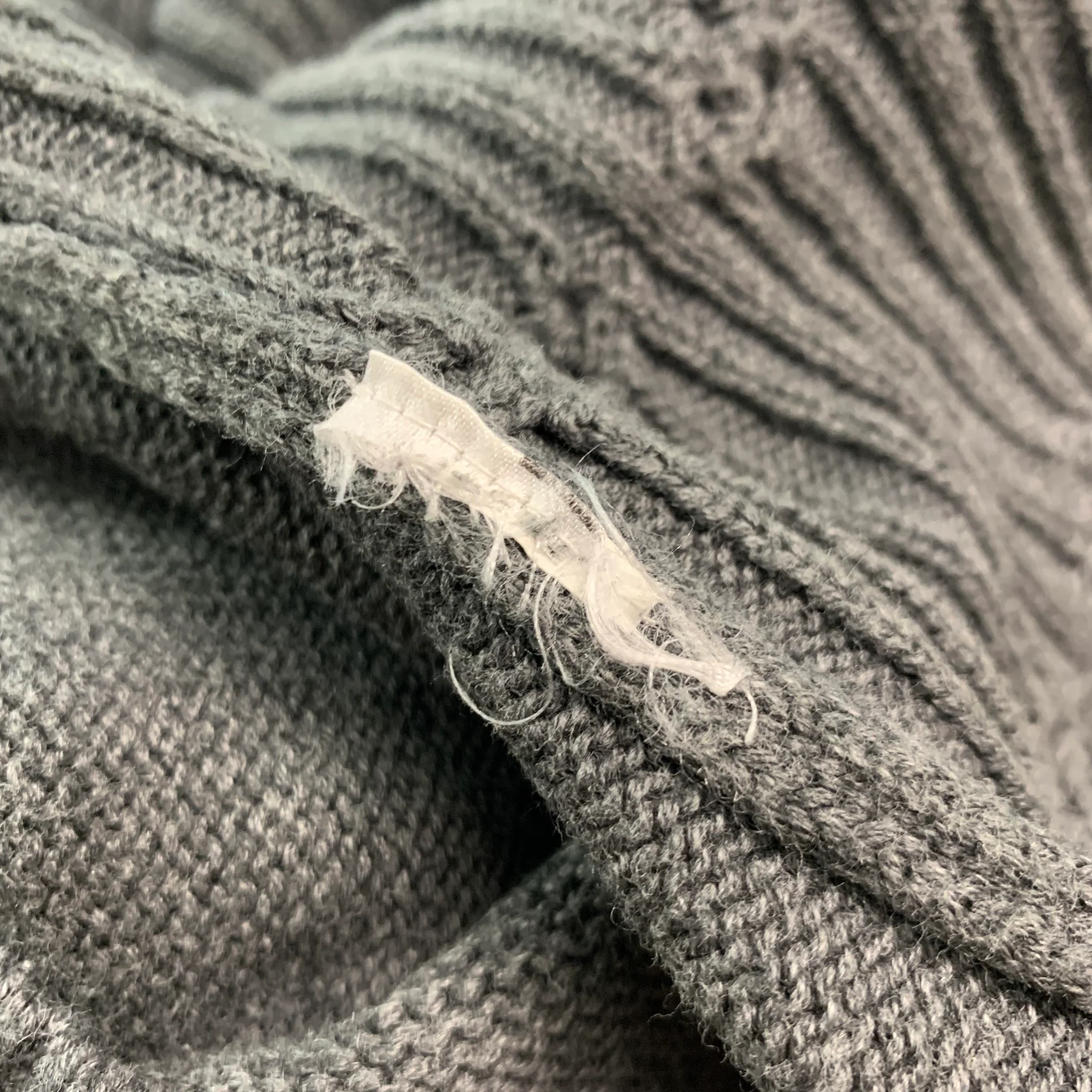 TASSO ELBA Size M Grey Knit Turtleneck Sweater - Image 5