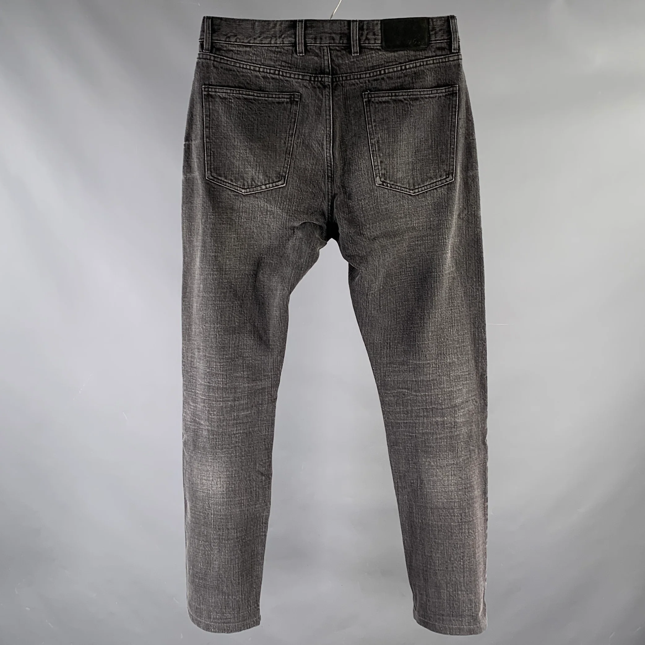 TAYLOR STITCH Size 31 Black Heather Cotton Straight Jeans - Image 3