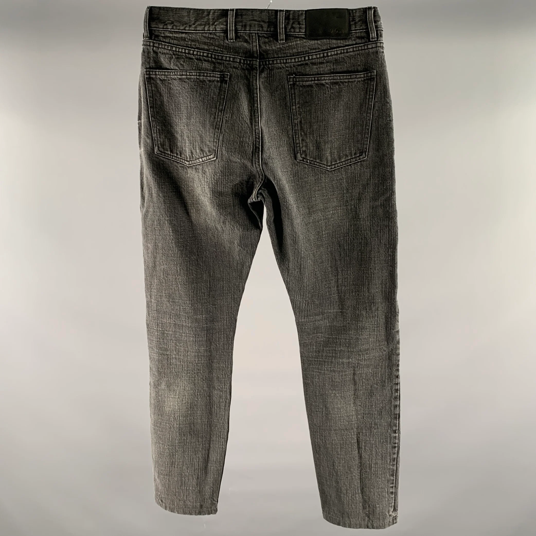 TAYLOR STITCH Size 31 Black Wash Cotton Straight Jeans - Image 3