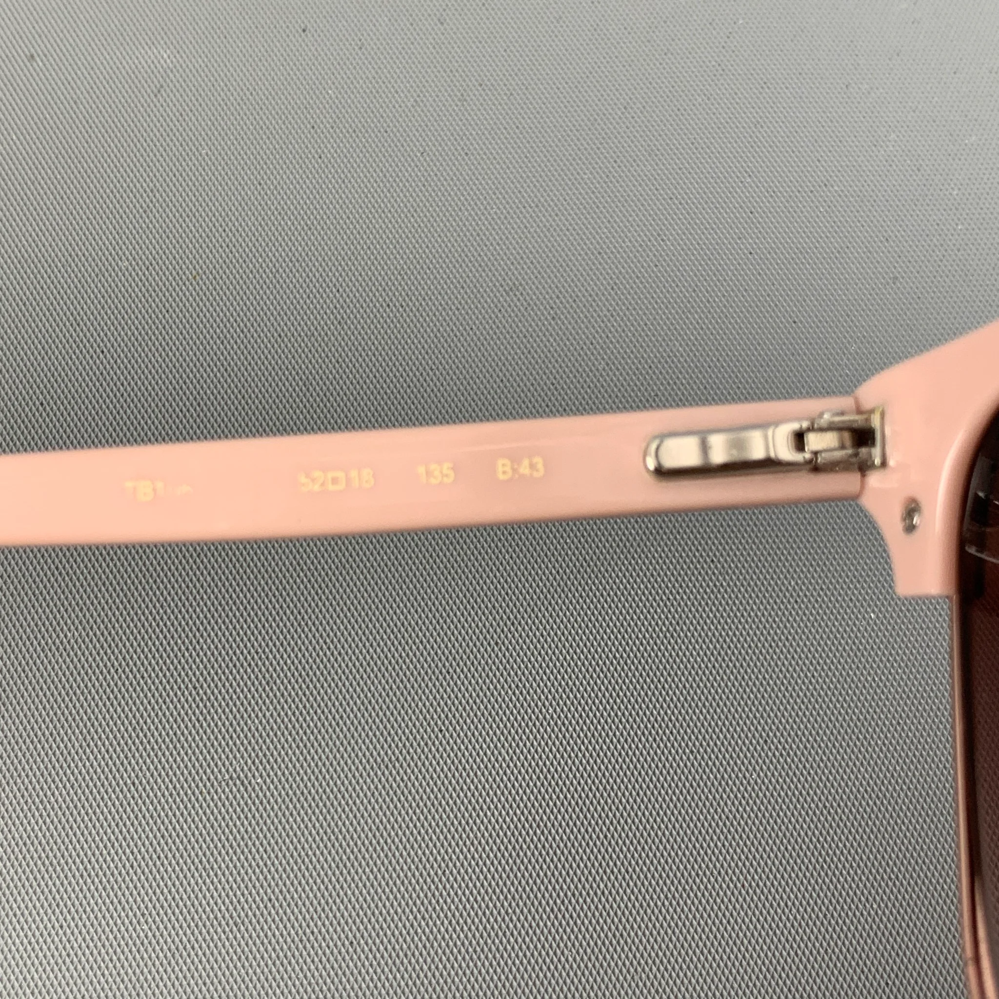 TED BAKER Brown Pink Acetate Sunglasses & Eyewear - Image 6