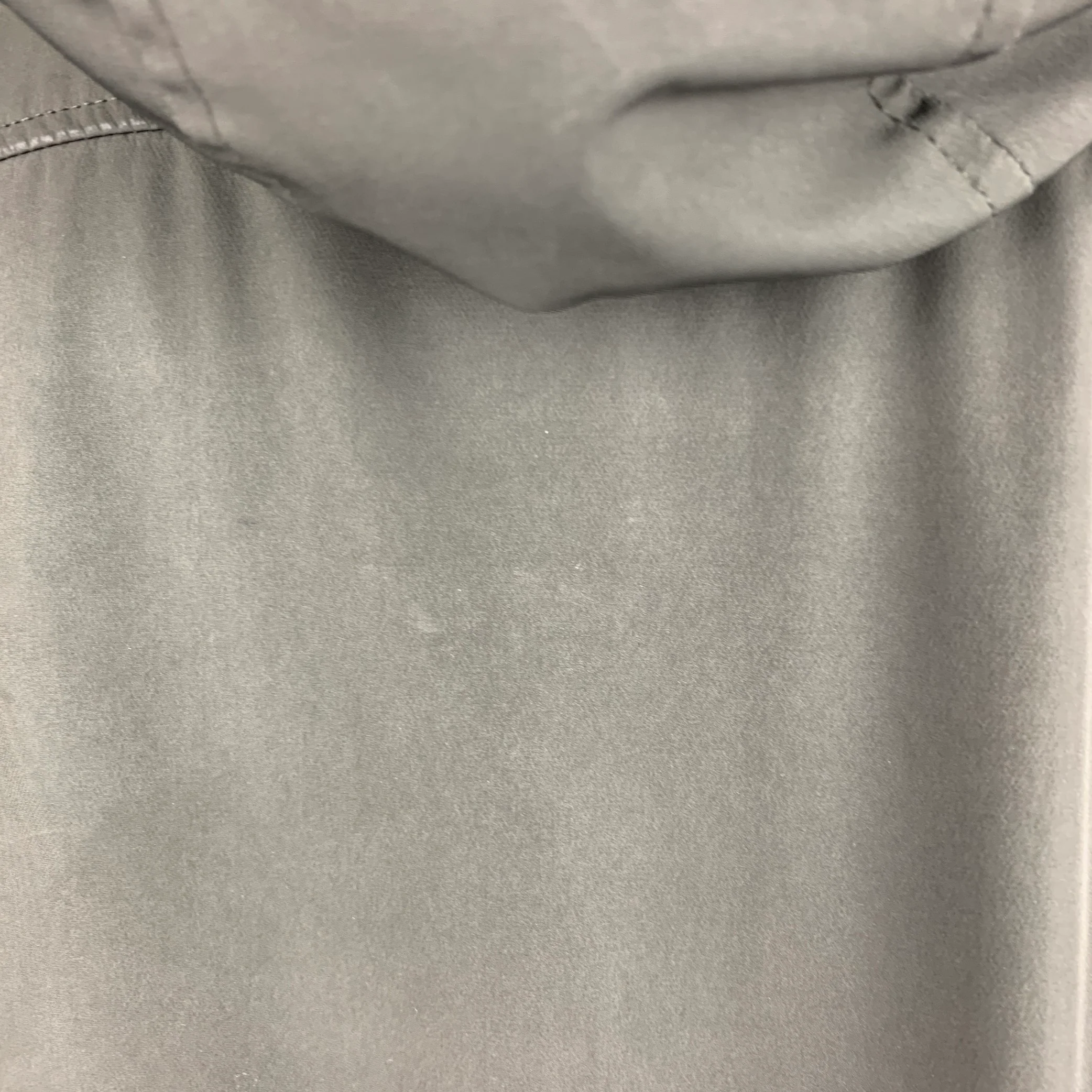 TED BAKER Size M Grey Polyester Blend Softshell Hooded Coat - Image 6