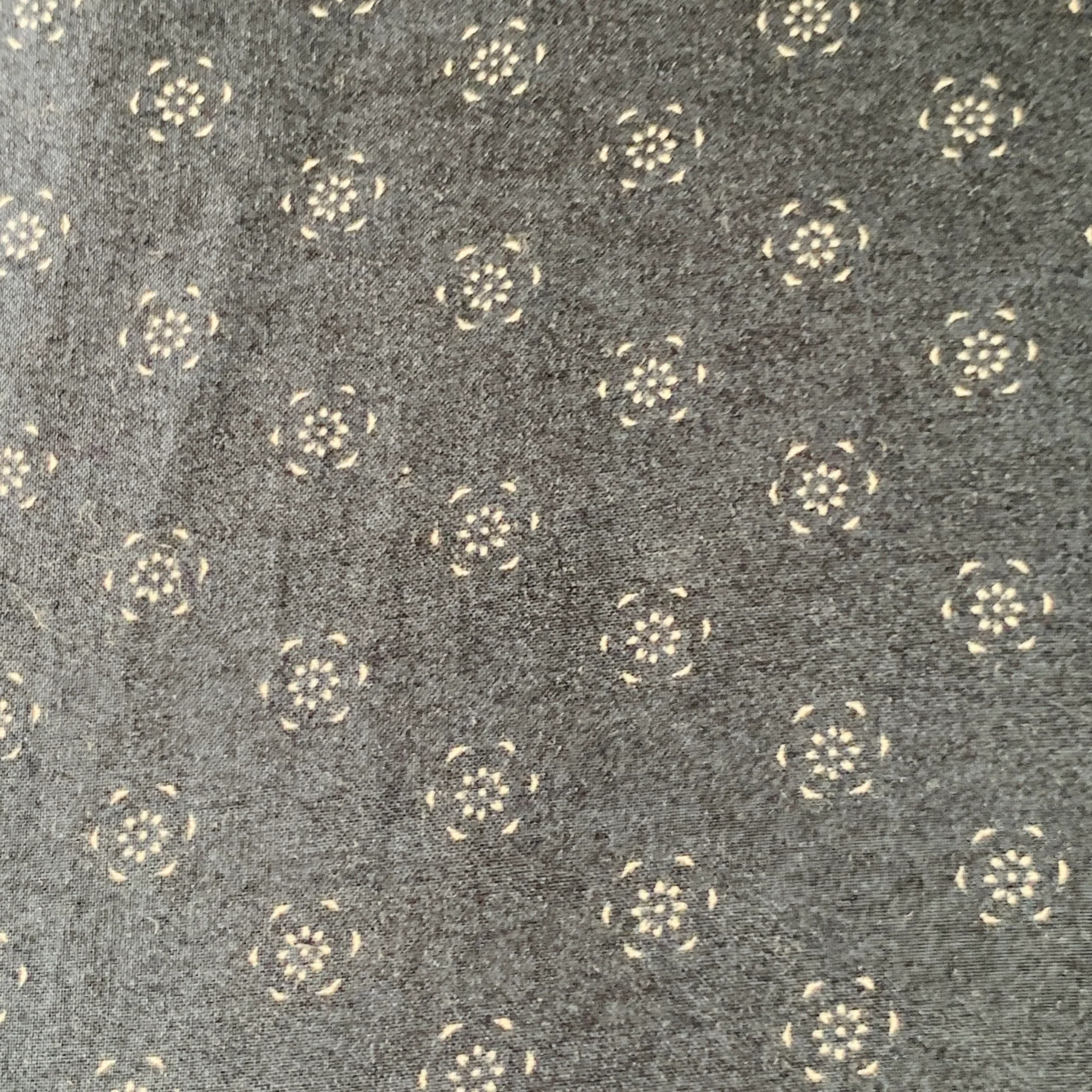 TED BAKER Size XS Hexwiz Navy White Circles Cotton One Pocket Long Sleeve Shirt - Image 2