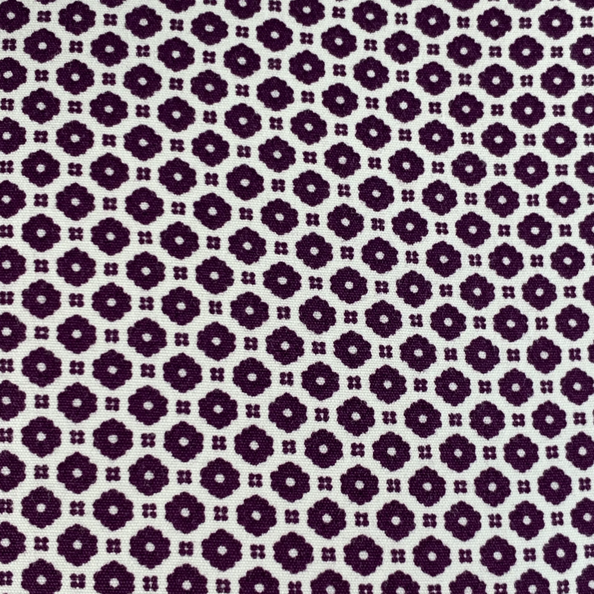 TED BAKER Size XS Nugate Burgundy White Abstract Floral Cotton Roll Tab Long Sleeve Shirt - Image 3