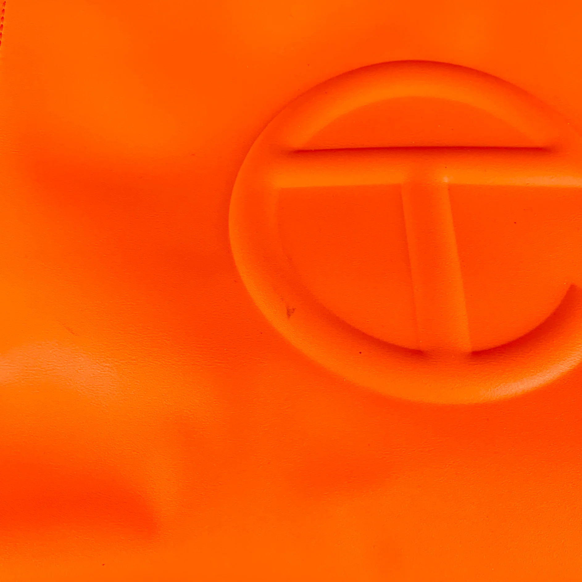 TELFAR Waist Size M Orange Textured Polyester Blend Tote Handbag - Image 10