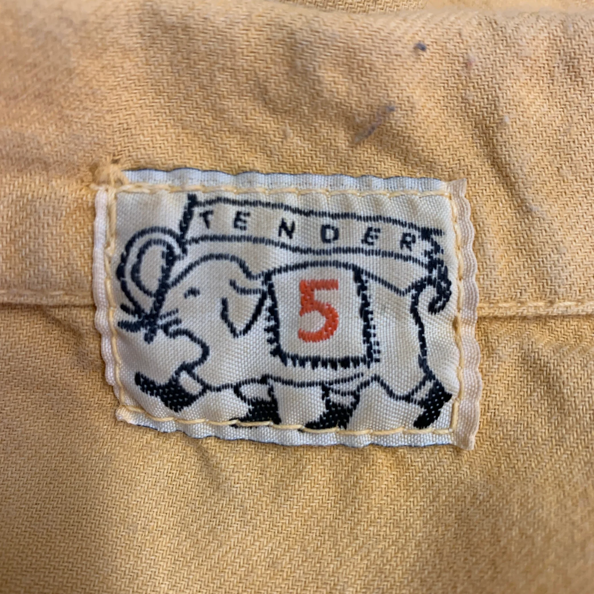 TENDER CO. Size L Yellow Cotton Buttoned Jacket - Image 8