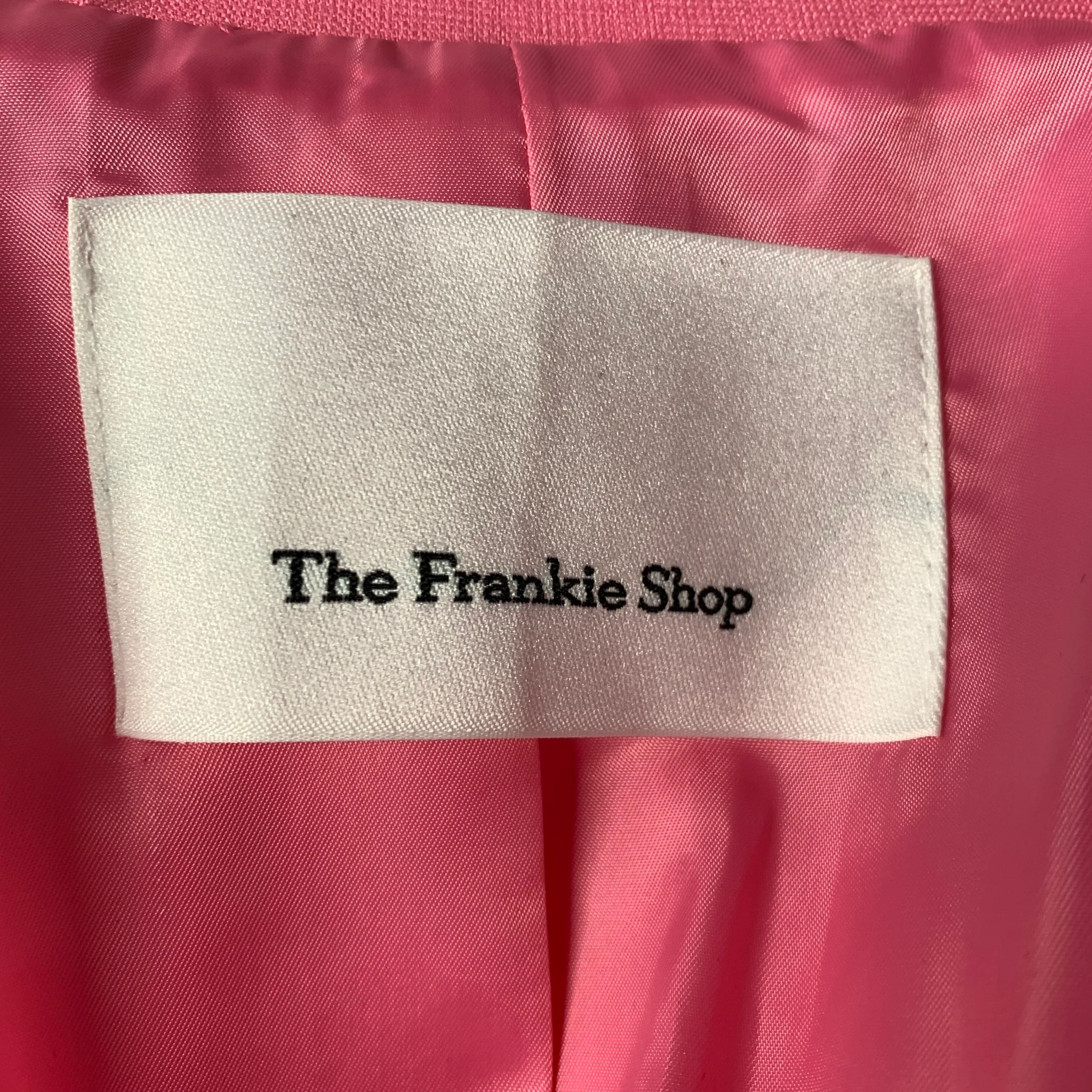 THE FRANKIE SHOP Size S Pink Polyester Spandex Jacket - Image 4