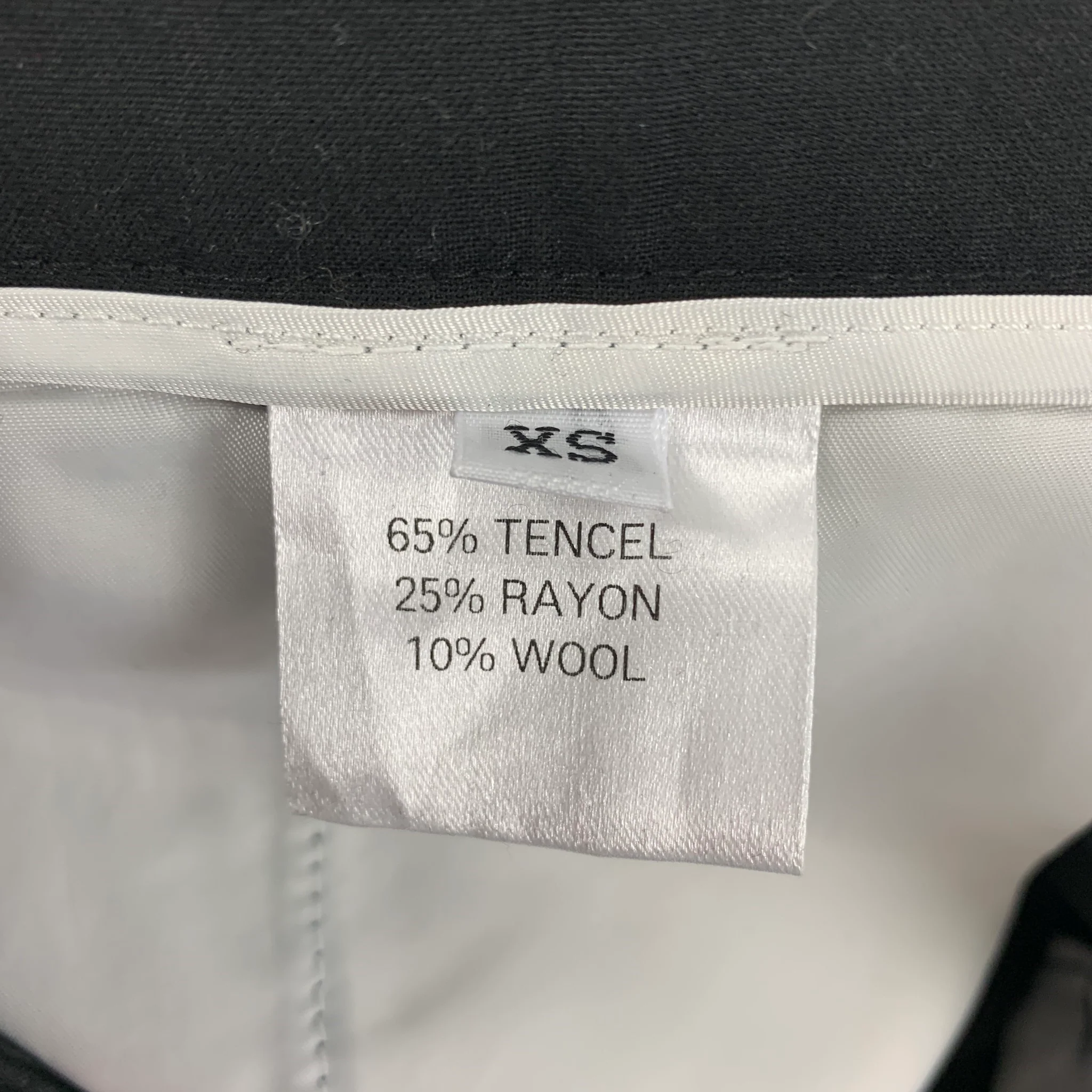 THE FRANKIE SHOP Size XS Black Tencel blend Pleated High Waisted Dress Pants - Image 3