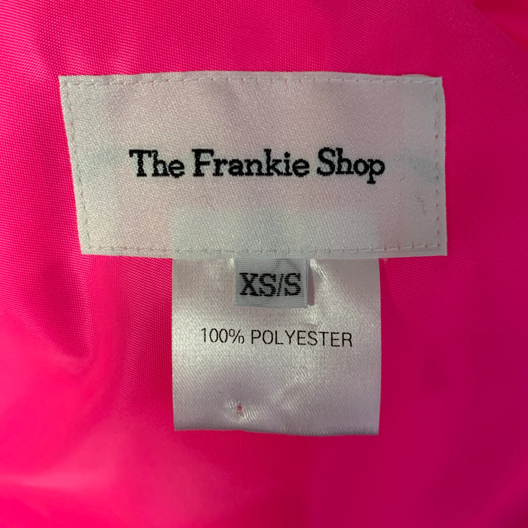 THE FRANKIE SHOP Size XS/S Pink Polyester Shirt Jacket - Image 4
