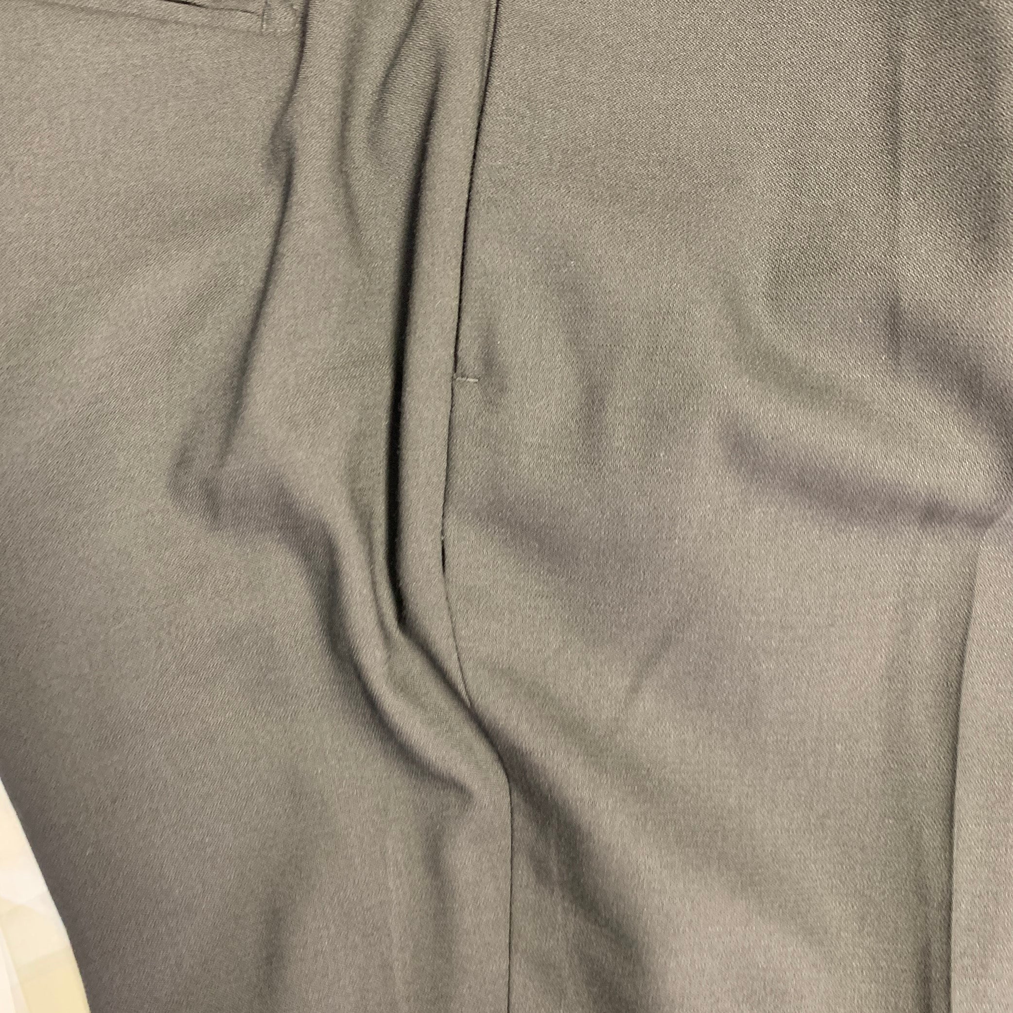 THE KOOPLES Size 38 Black Wool Blend Flat Front Tapered Dress Pants - Image 6